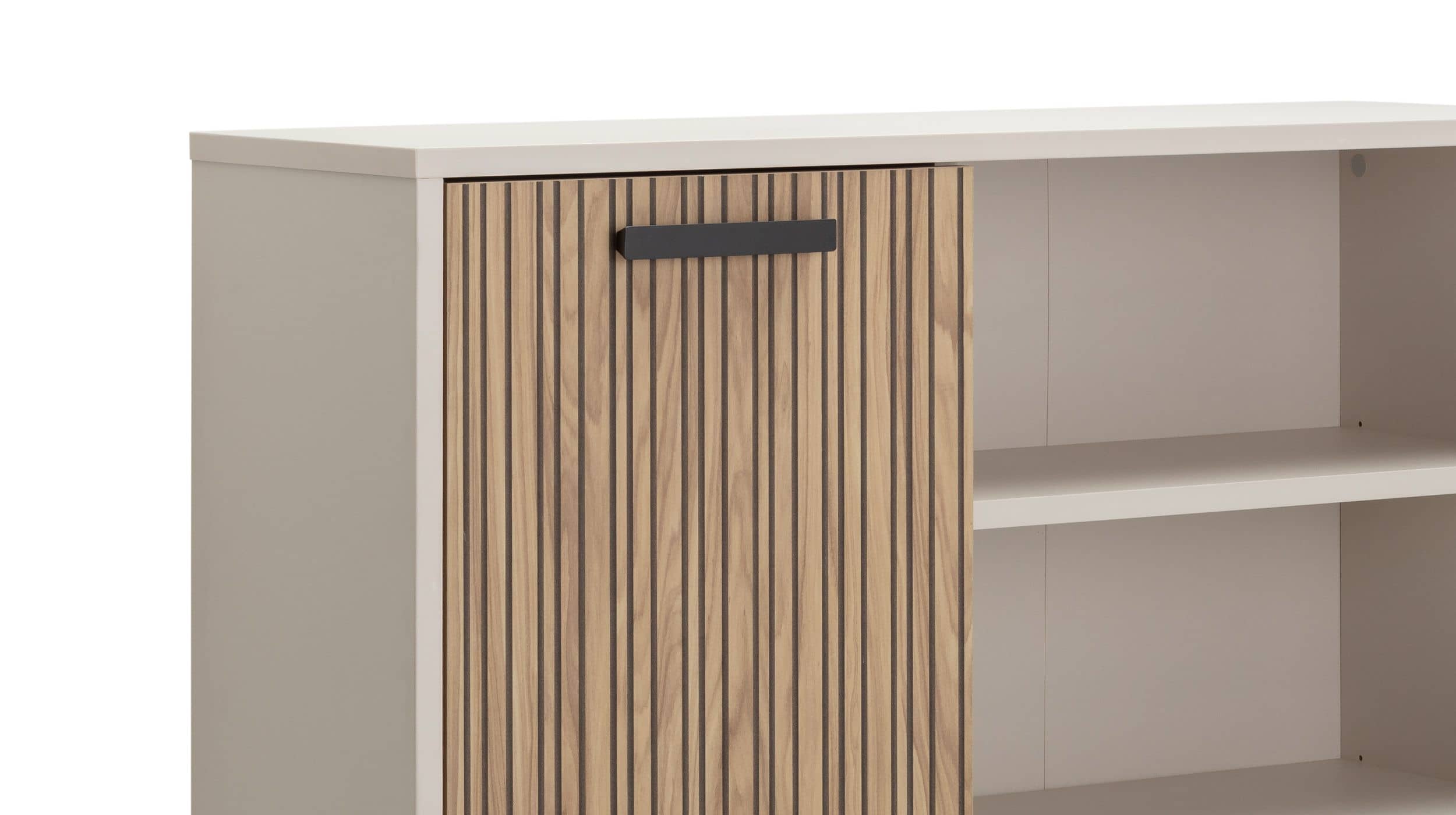 Highboard 2 Türen Eiche - beige - 101 cm - BRAVO