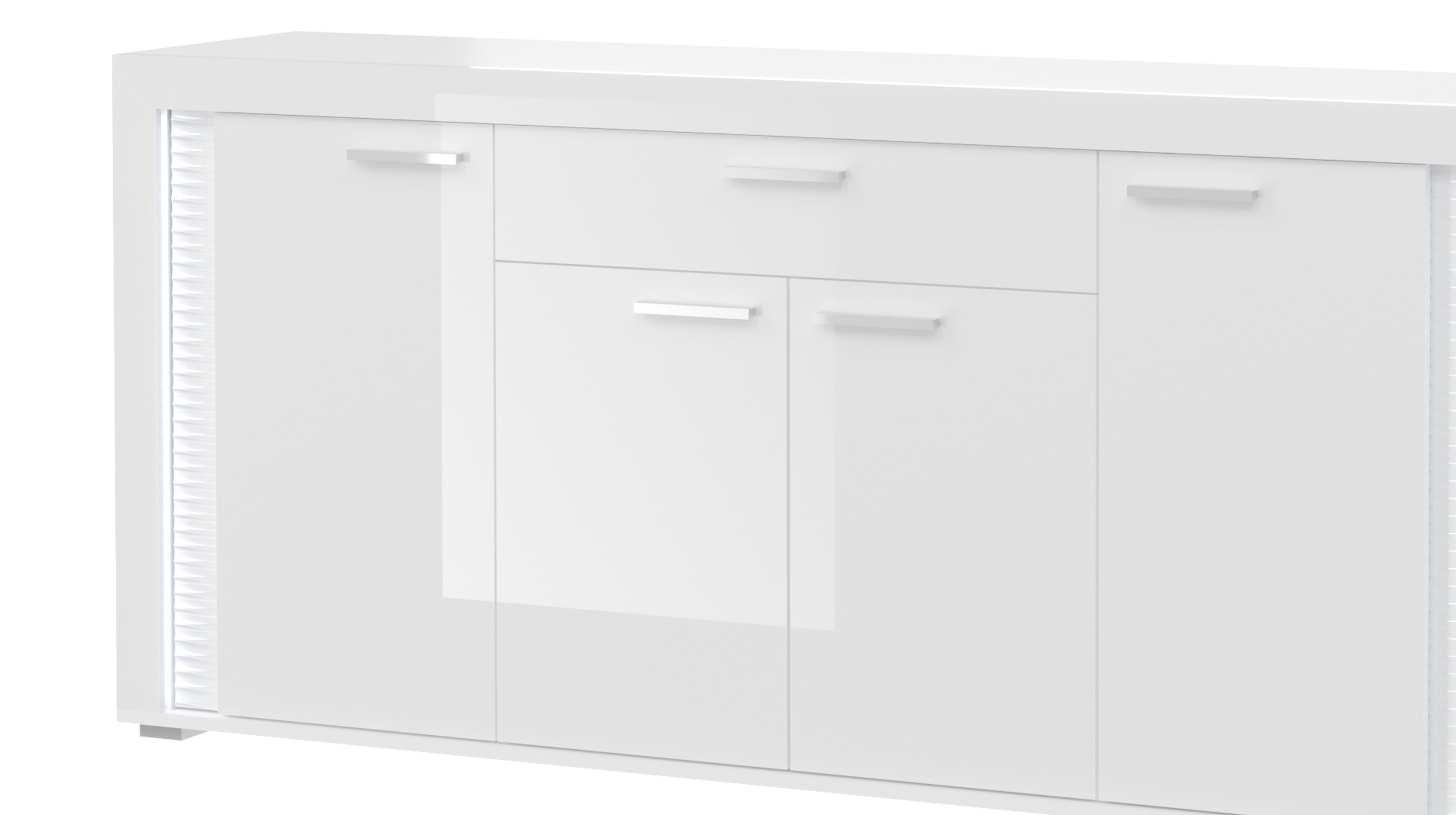 Sideboard mit Schublade weiß hochglanz 182 cm - SKYLIGHT