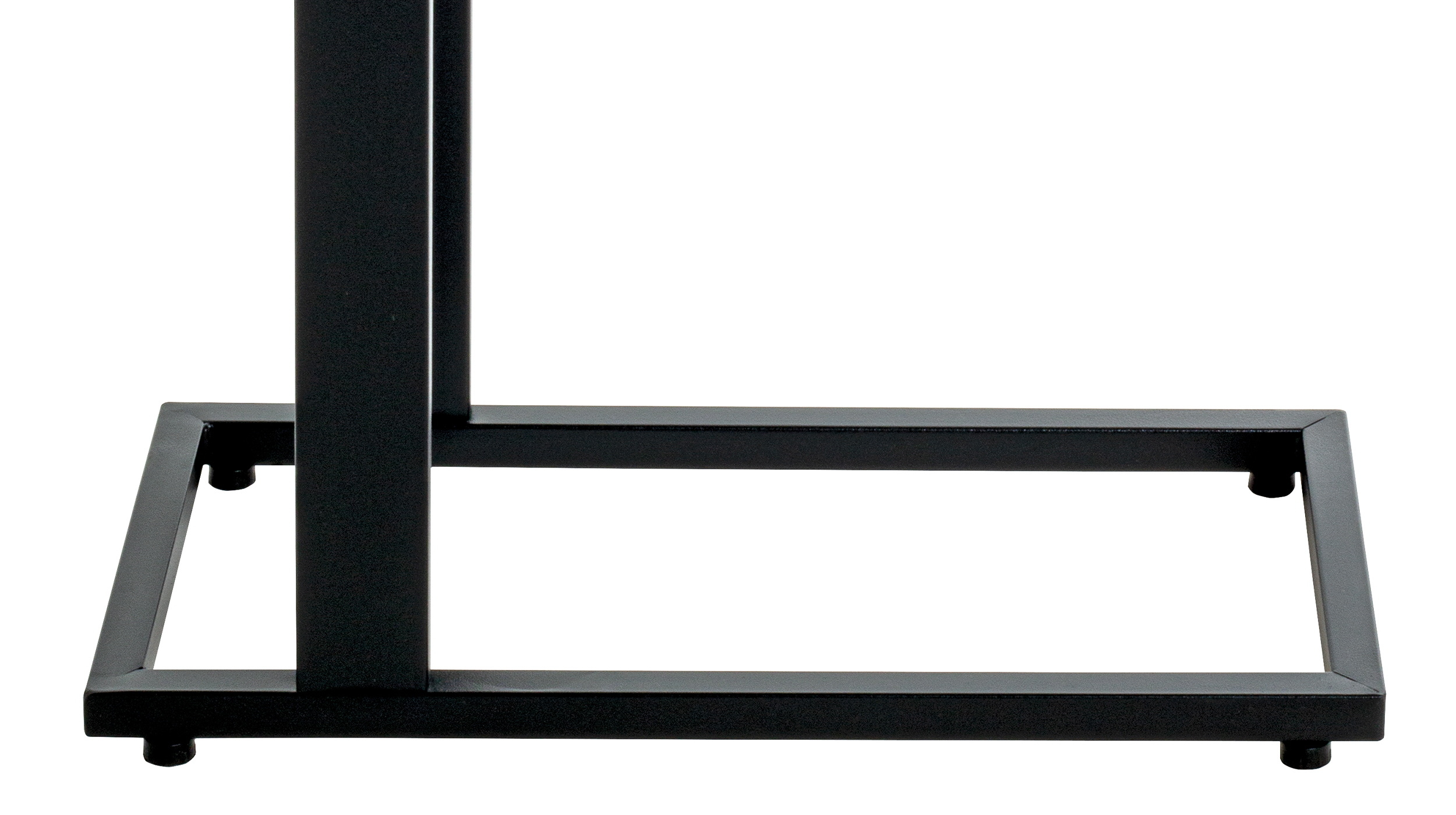 Beistelltisch Eiche schwarz - Metall - rechteckig - Saragossa Beistelltisch Eiche schwarz - Metall - rechteckig - Saragossa