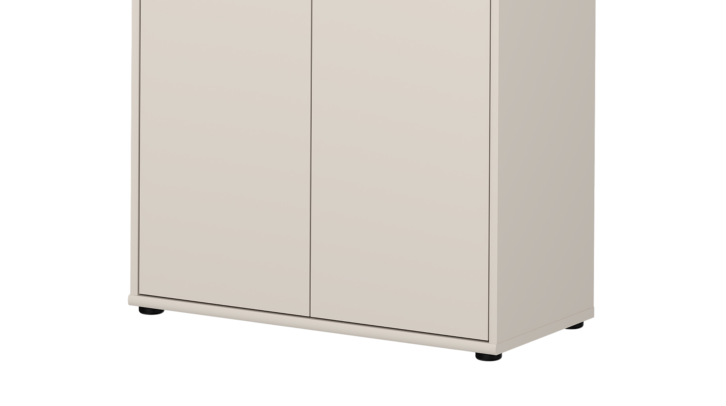 Kommode beige 111 cm - 2-türig - TEMPRA