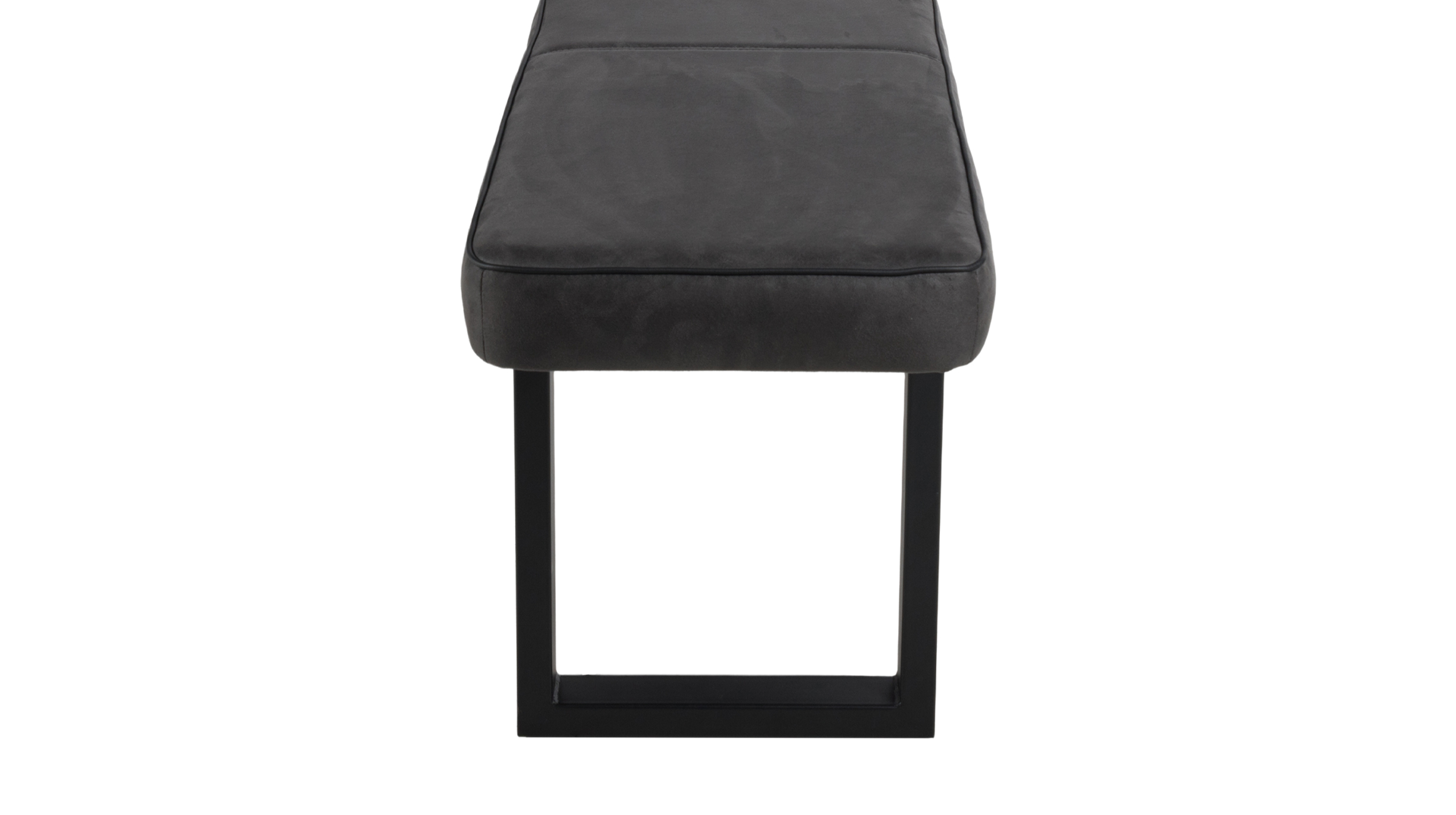 Sitzbank 180 cm Microfaser anthrazit Bank - TARA
