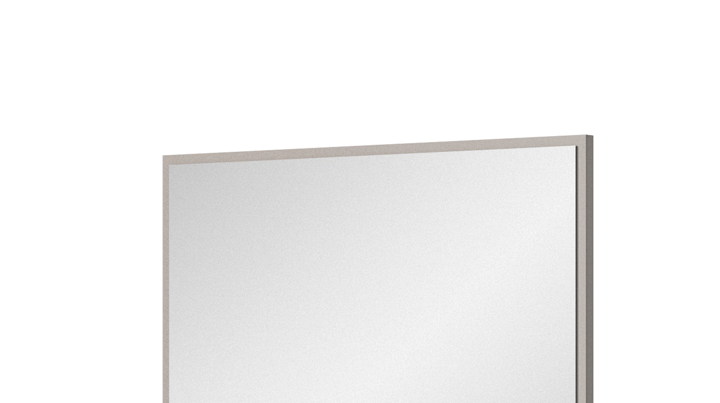 Wandspiegel matt grau 65 x 70 cm - JARU