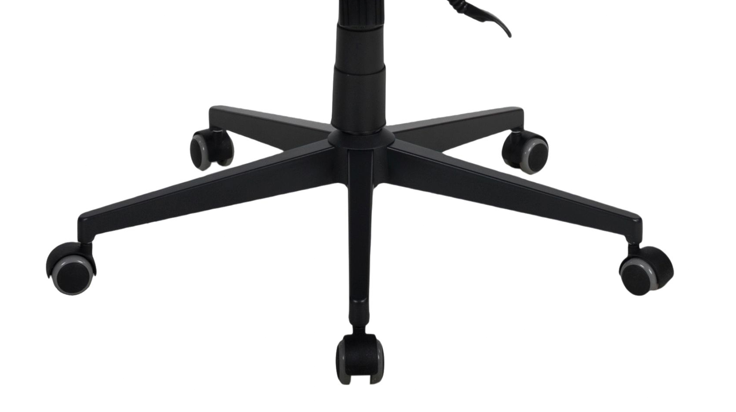 Chefsessel Webstoff schwarz - grau - Wippfunktion - SANDRO 