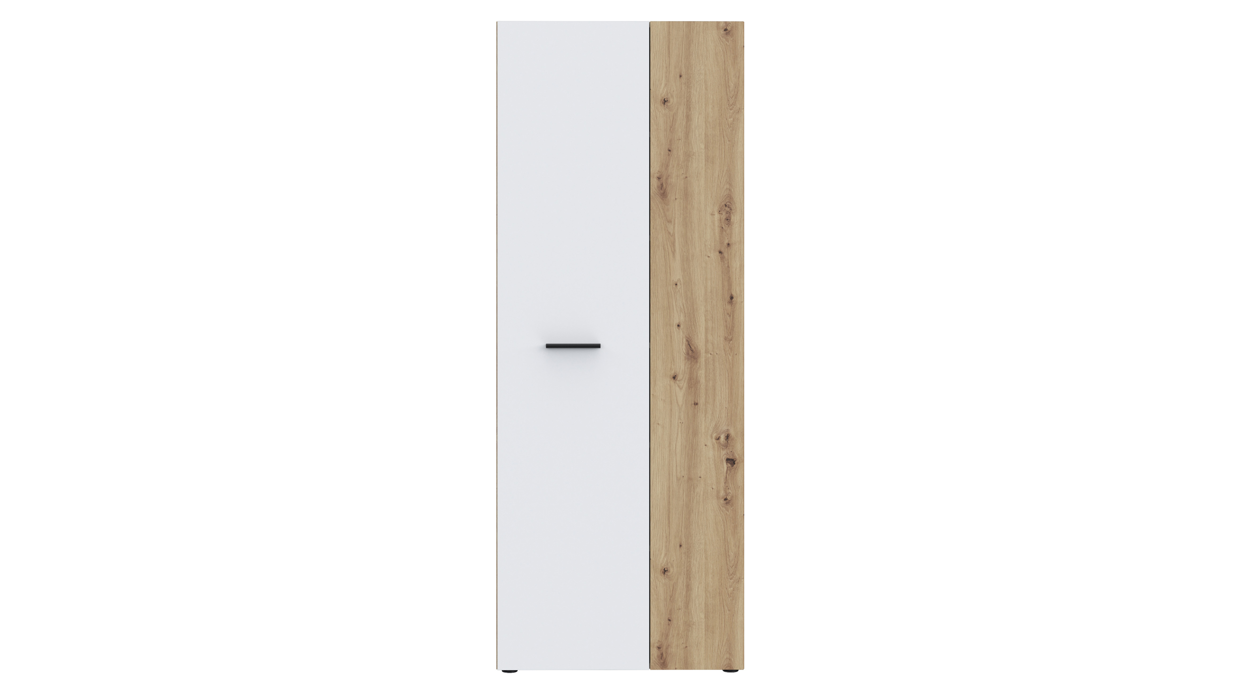 Mehrzweckschrank Artisan Eiche - weiß 69 x 181 cm - NET