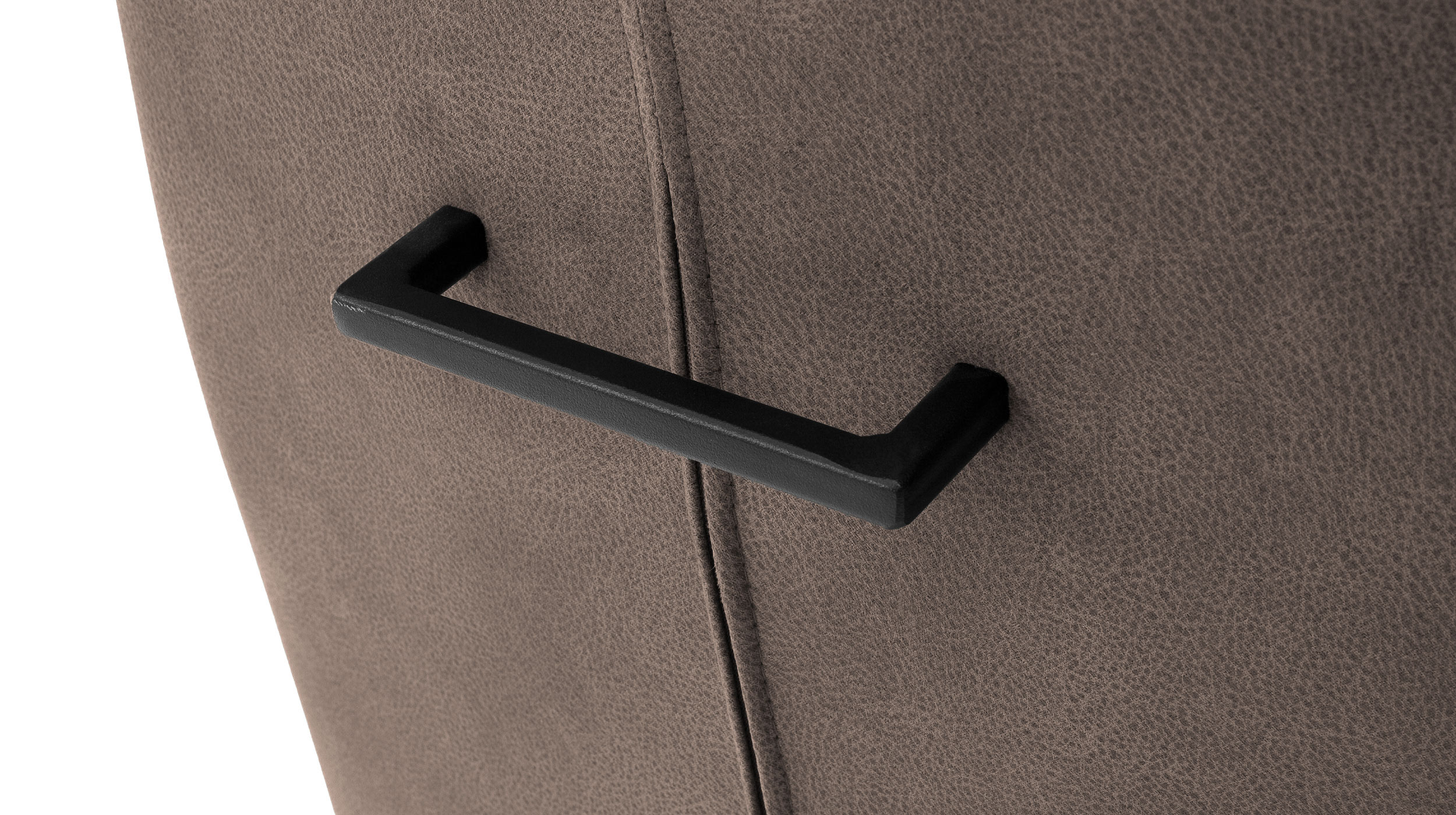 Schwingstuhl braun mit Taschenfederkern-Polsterung - Luxus Komfortsitz - AZUL