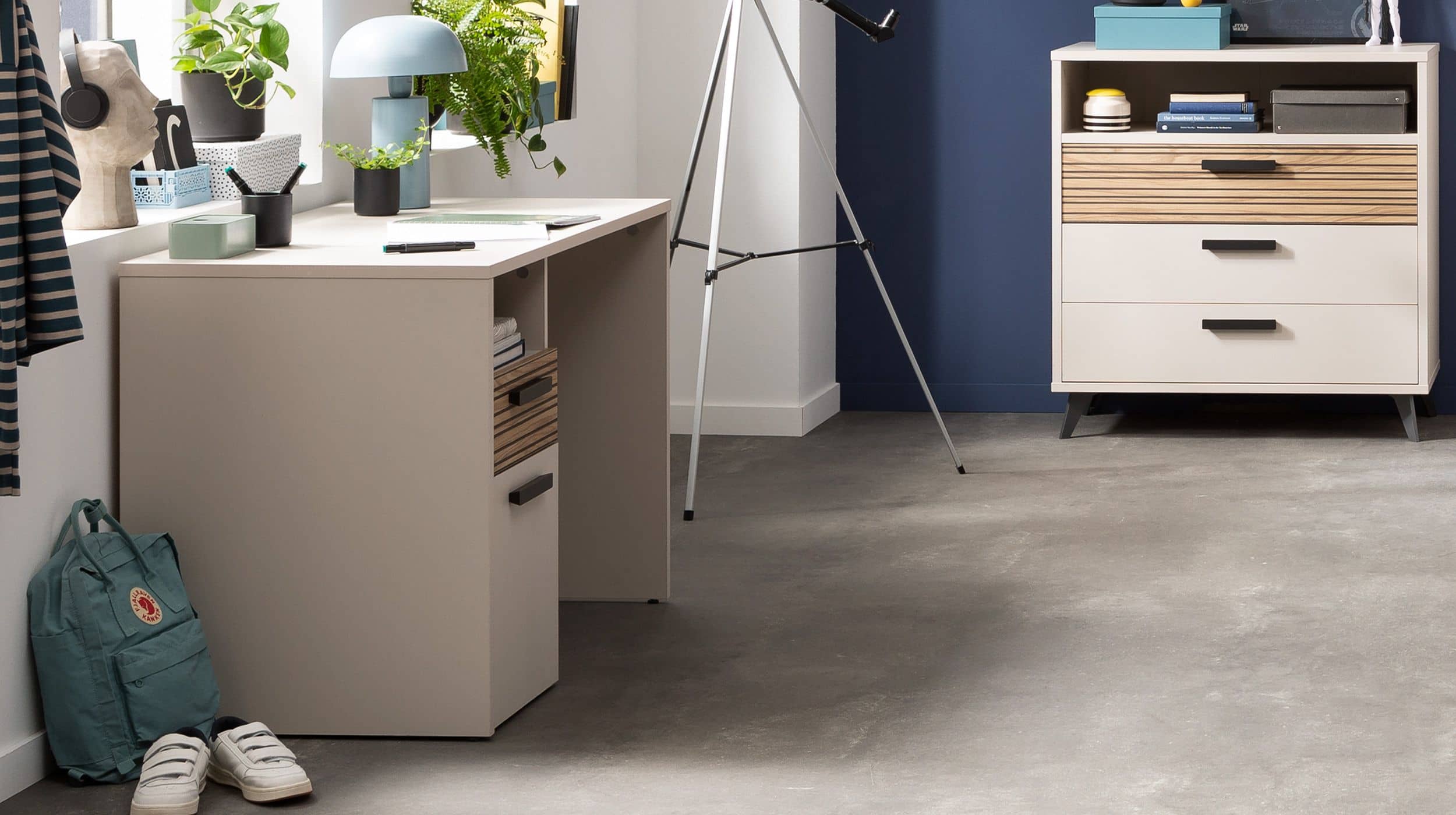 Schreibtisch Eiche - beige - 110 cm - BRAVO