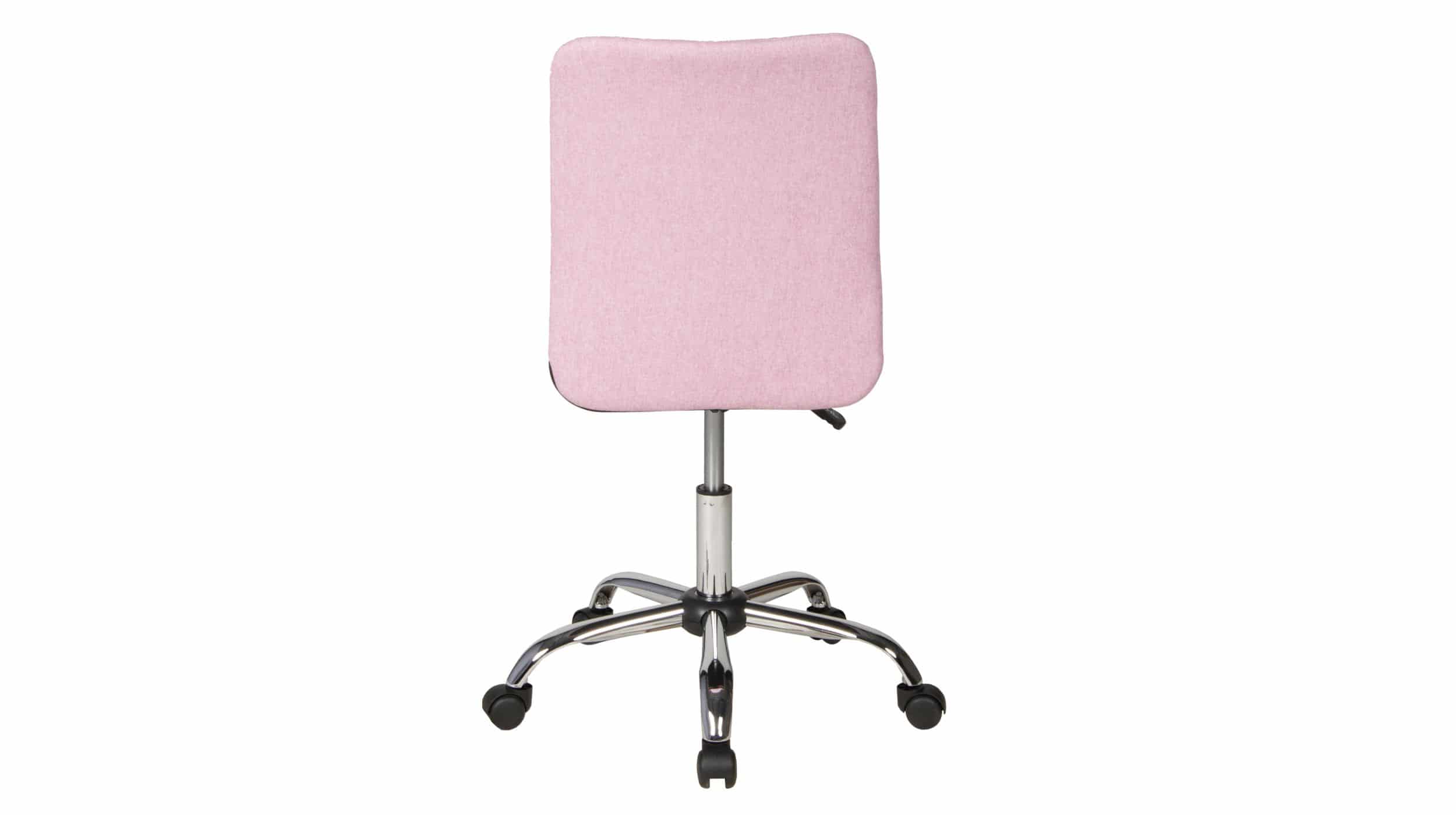 Bürostuhl Drehstuhl höhenverstellbar Mikrofaser rosa - MILO