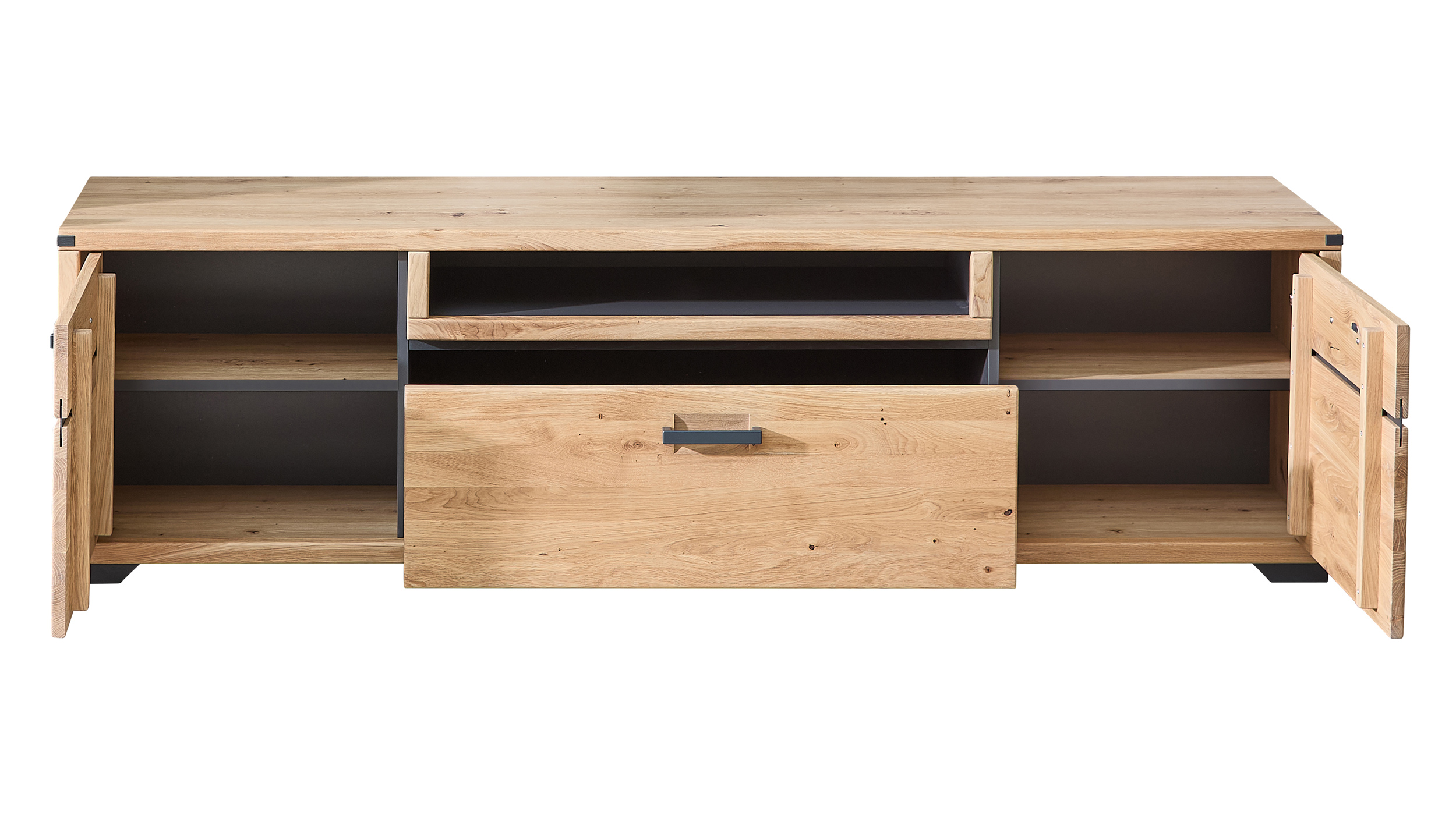 TV-Lowboard - Wildeiche - 190 cm - CATANIA