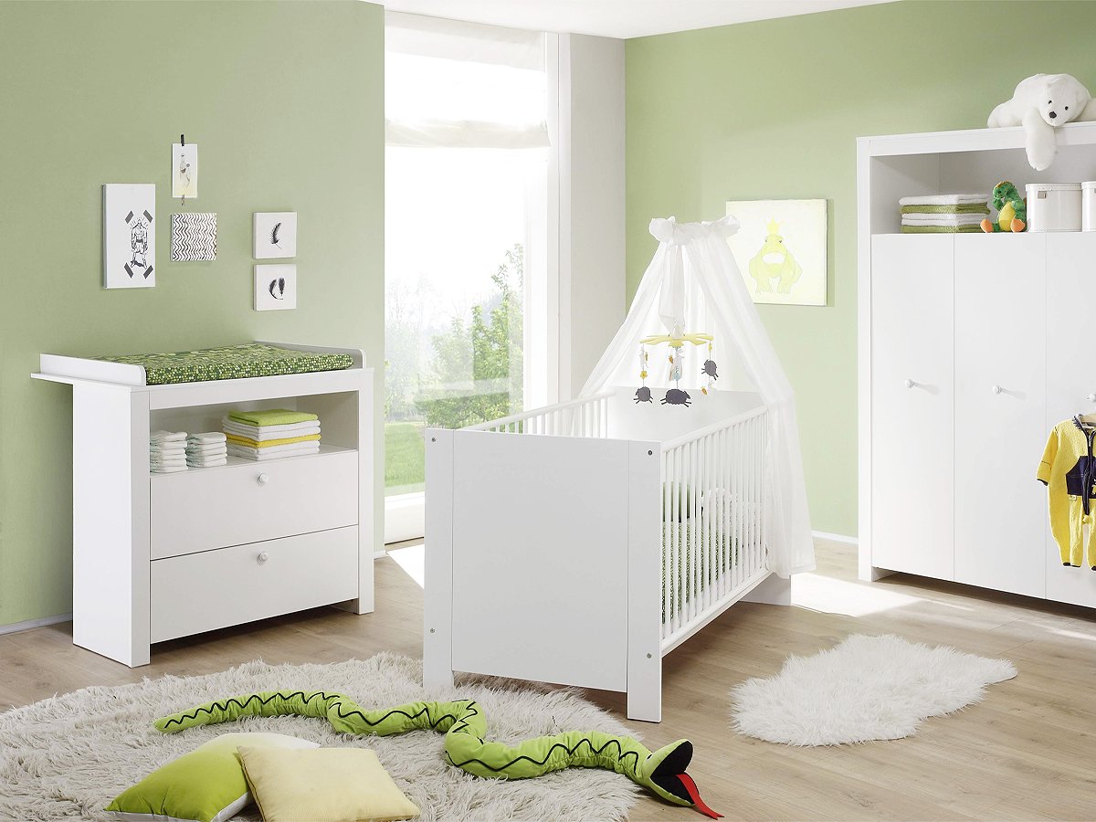 & Kindermöbel Kinderzimmeraccessoires Kinderzimmer-Aufbewahrung Graphit Rocco2 Ausziehbett Weiß Baby & Kind Babyartikel Baby 