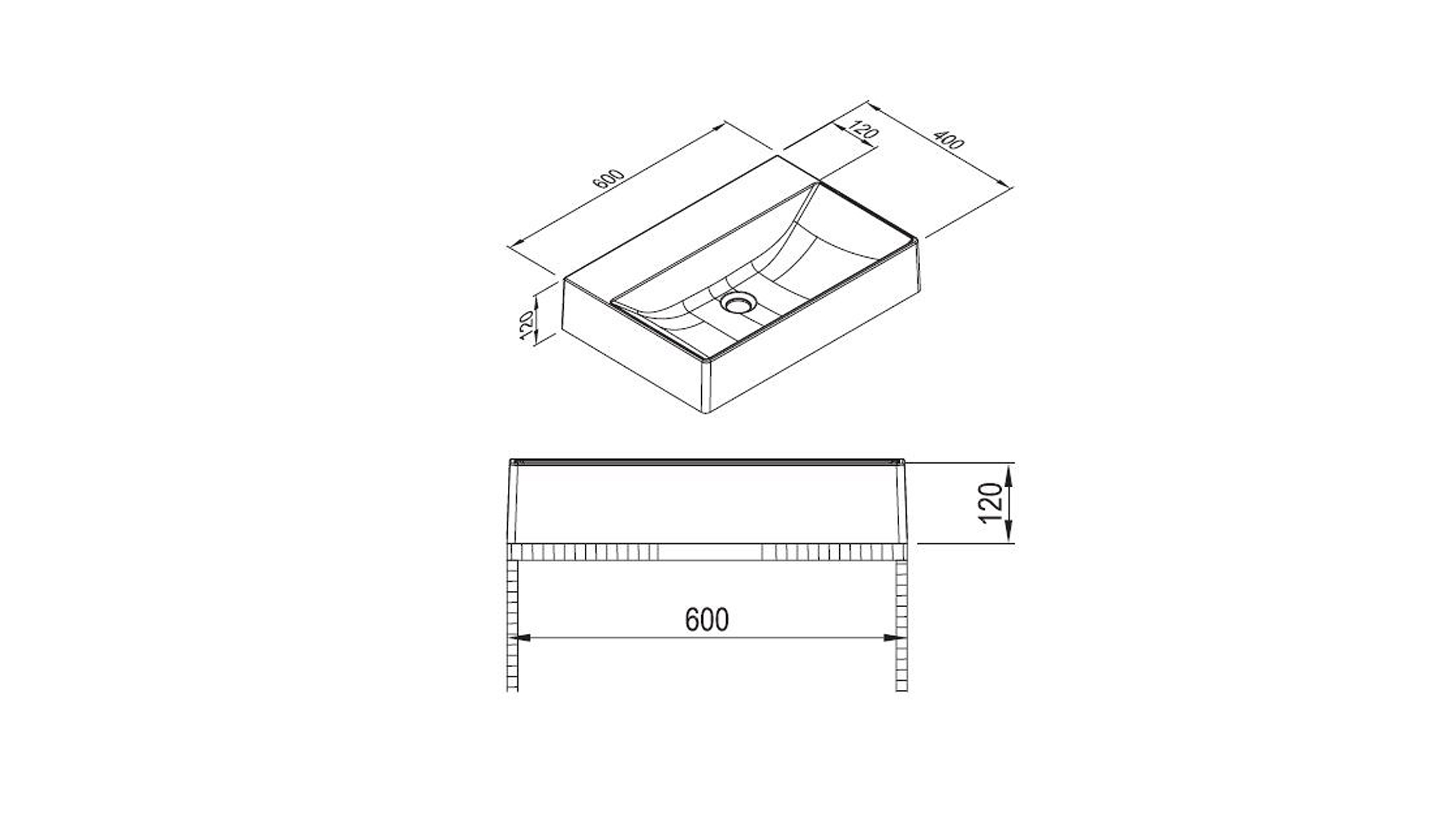 Nobilia Badmöbelset grau - 2-tlg - Waschplatz 120 cm - RISCADO