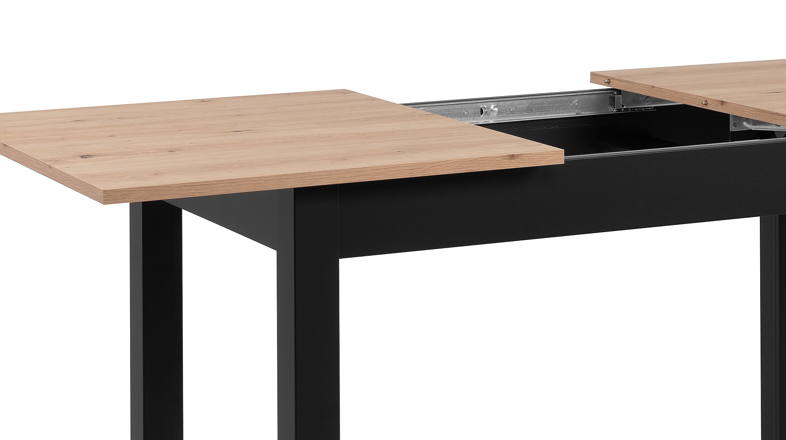 Esstisch 120 - 160 cm ausziehbar Artisan Eiche - COBURG