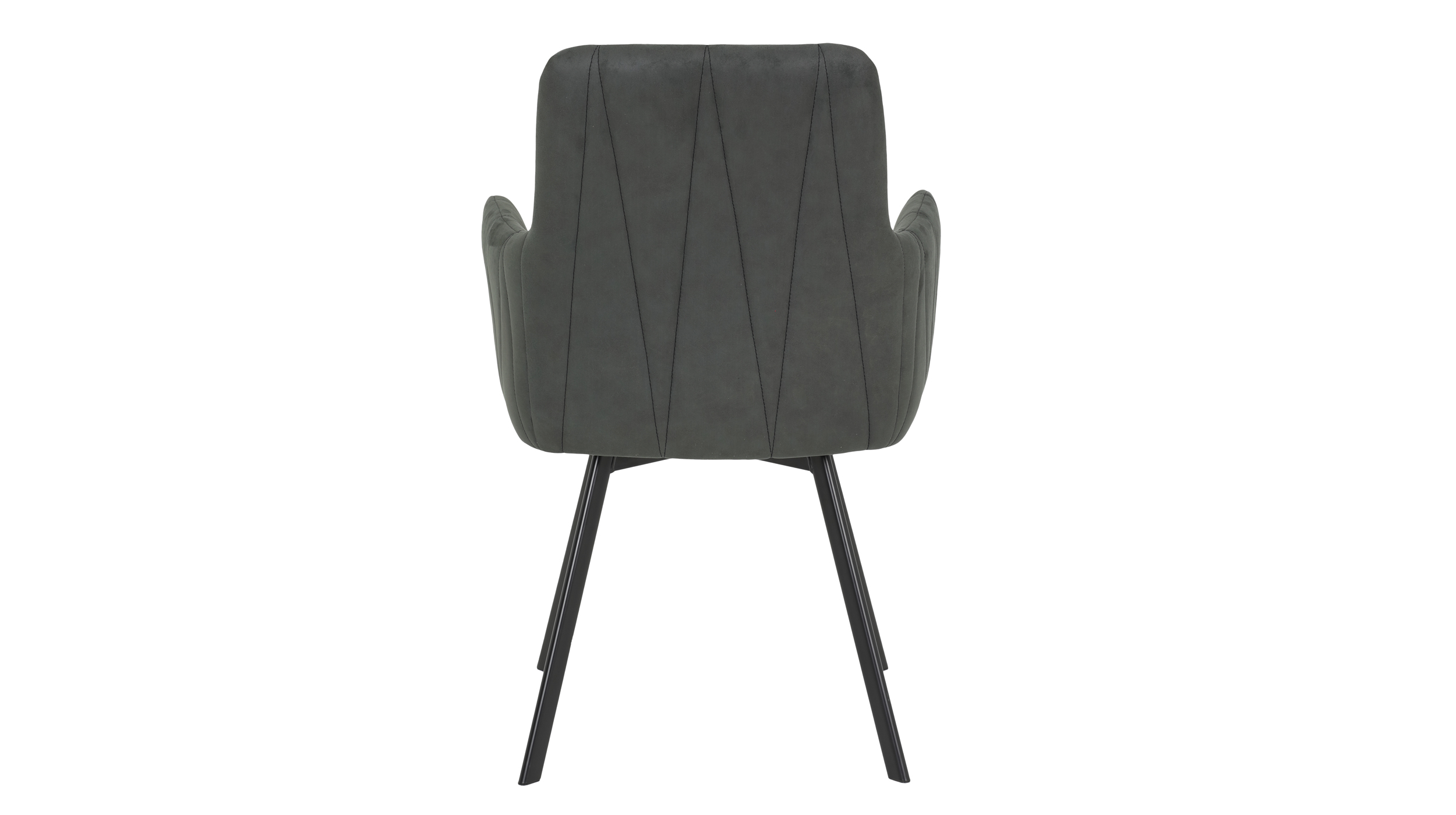 Armlehnstuhl anthrazit Drehstuhl Esszimmerstuhl - GESA