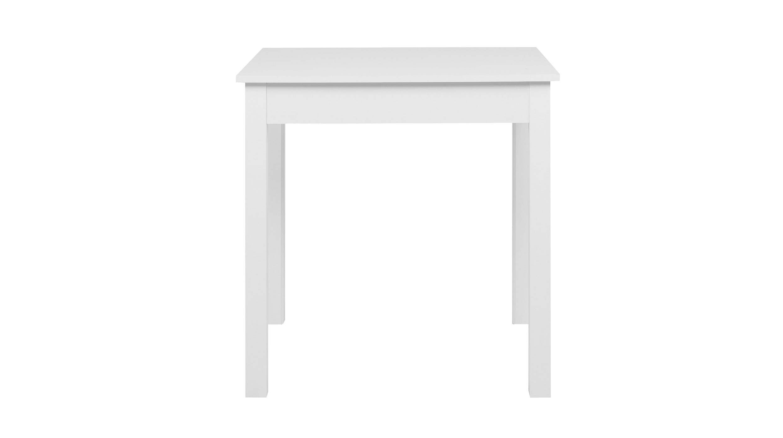 Esstisch 90 x 67 cm weiß - CAPRI