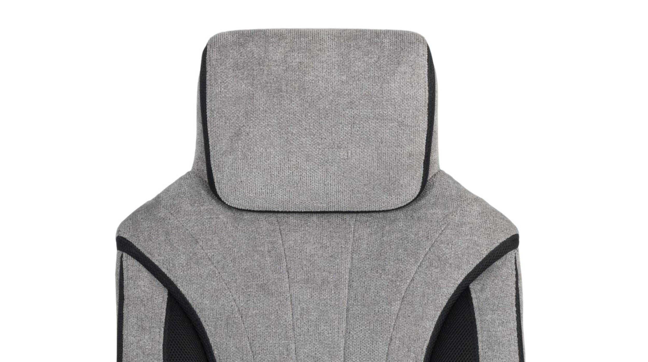 Chefsessel Webstoff schwarz - grau - Wippfunktion - SANDRO 