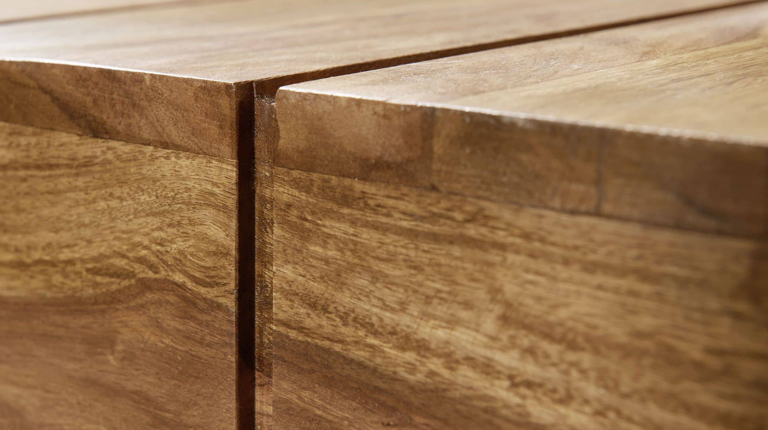 Couchtisch Akazie massiv 120 x 30 cm - EDDA