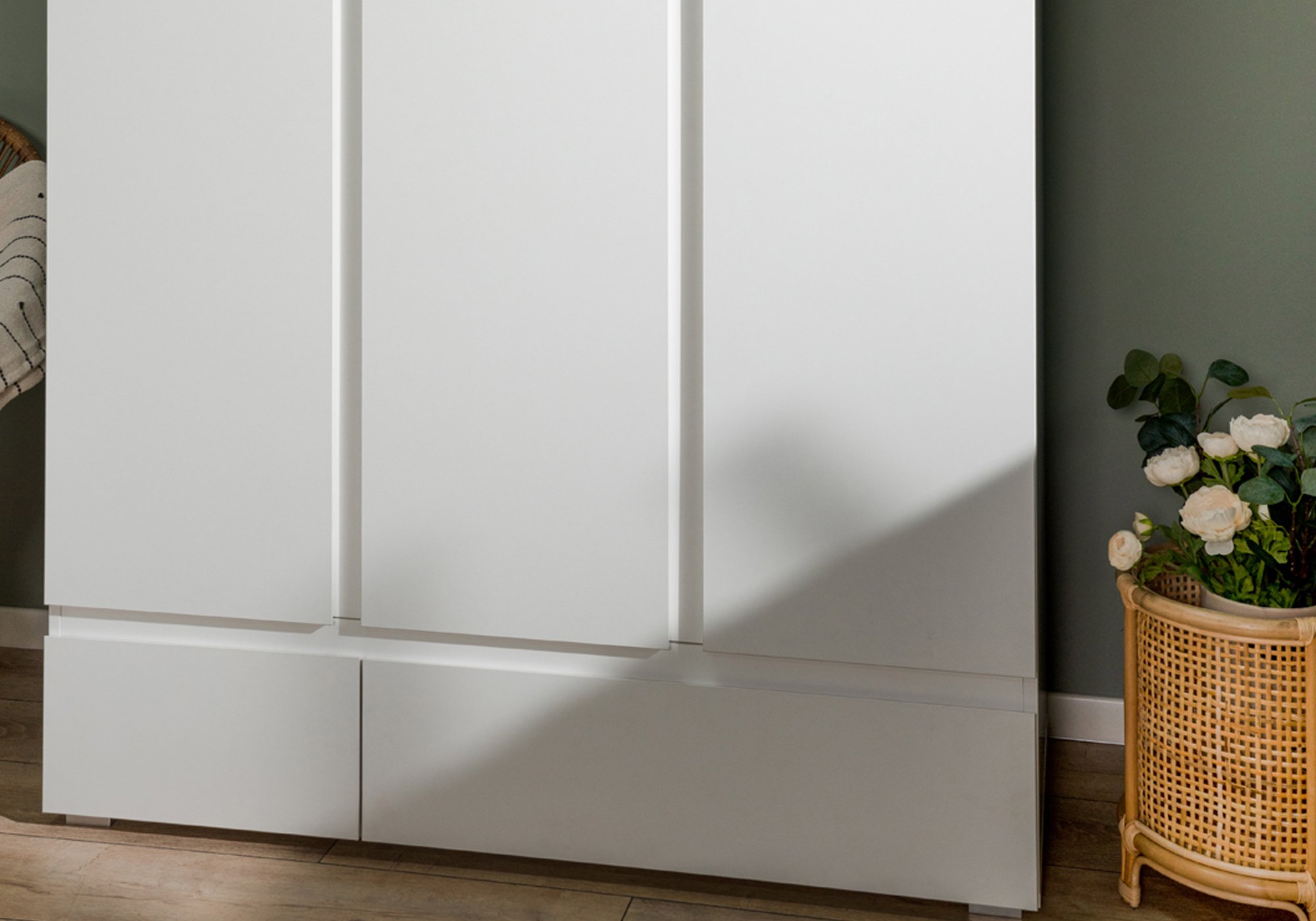 Kleiderschrank weiß 120 cm - IMAGE