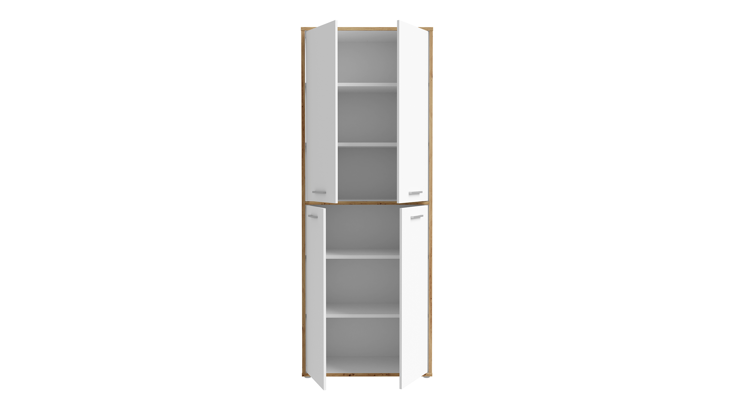 Mehrzweckschrank weiß - Artisan Eiche 226 cm - KEFLAVIK