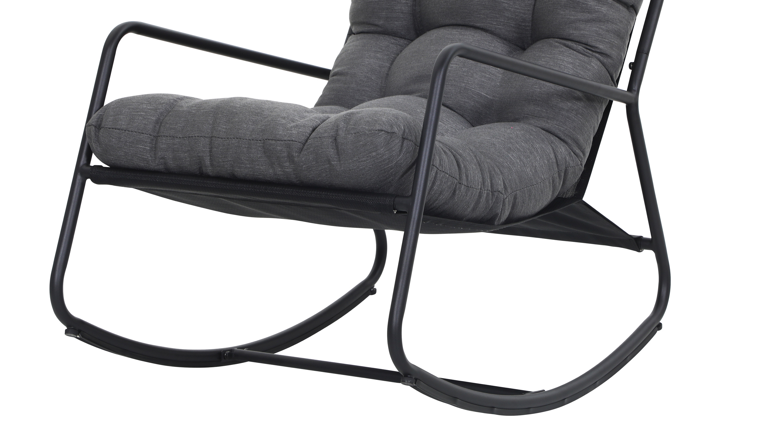 Gartensessel Loungsessel mit Armlehnen Wipp-Funktion - TALOS 