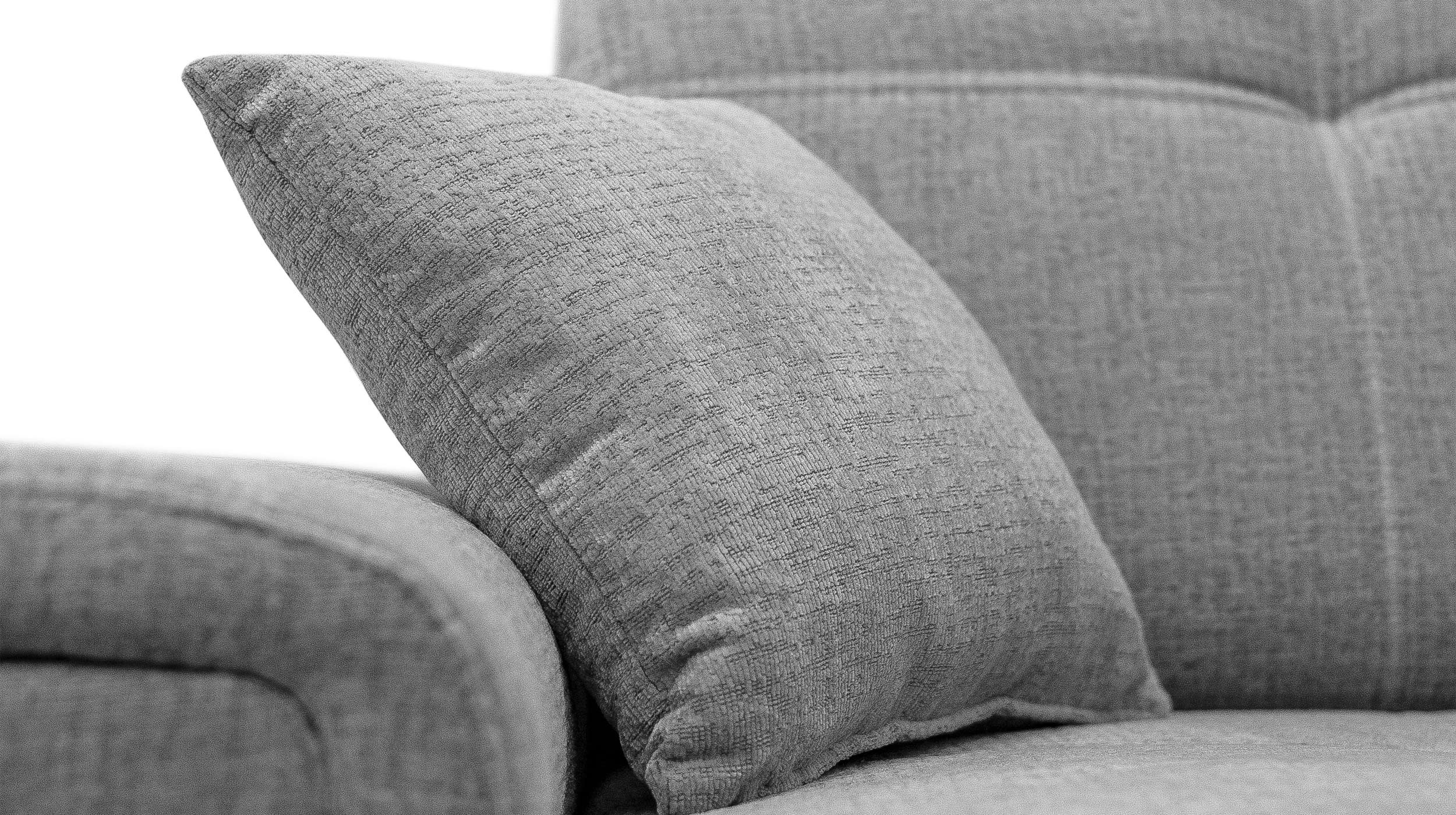 Wohnlandschaft Schlaffunktion Bettkasten grau 360 cm - BRITTA