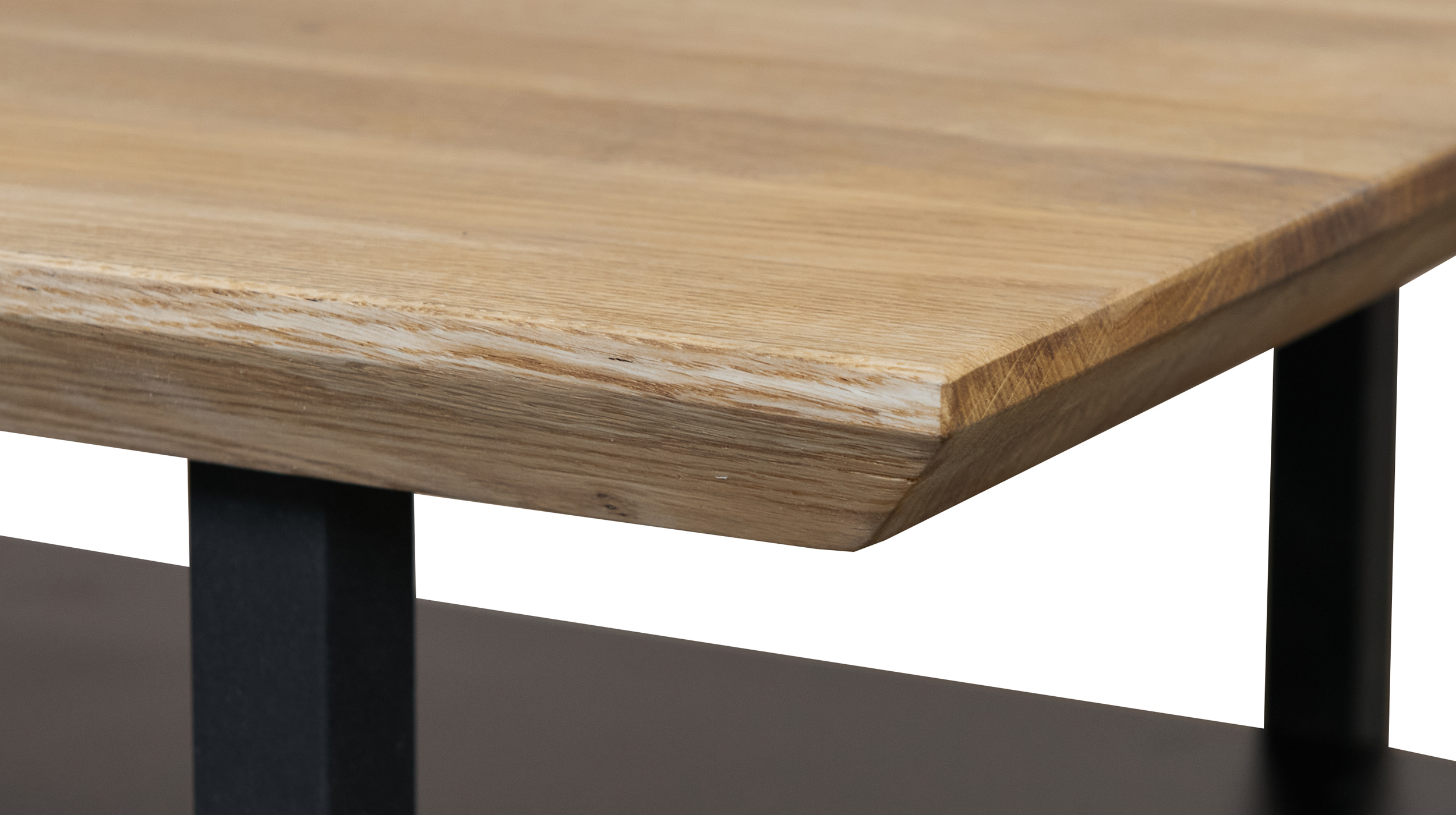 Couchtisch Eiche teilmassiv geölt - 115 x 65 cm - BELLA