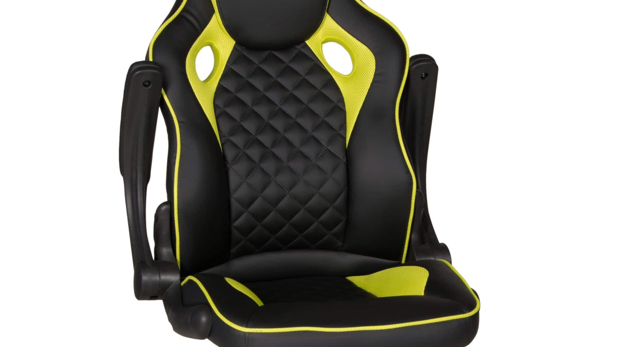 Gaming Stuhl Chefsessel Wippfunktion schwarz grün - BENT