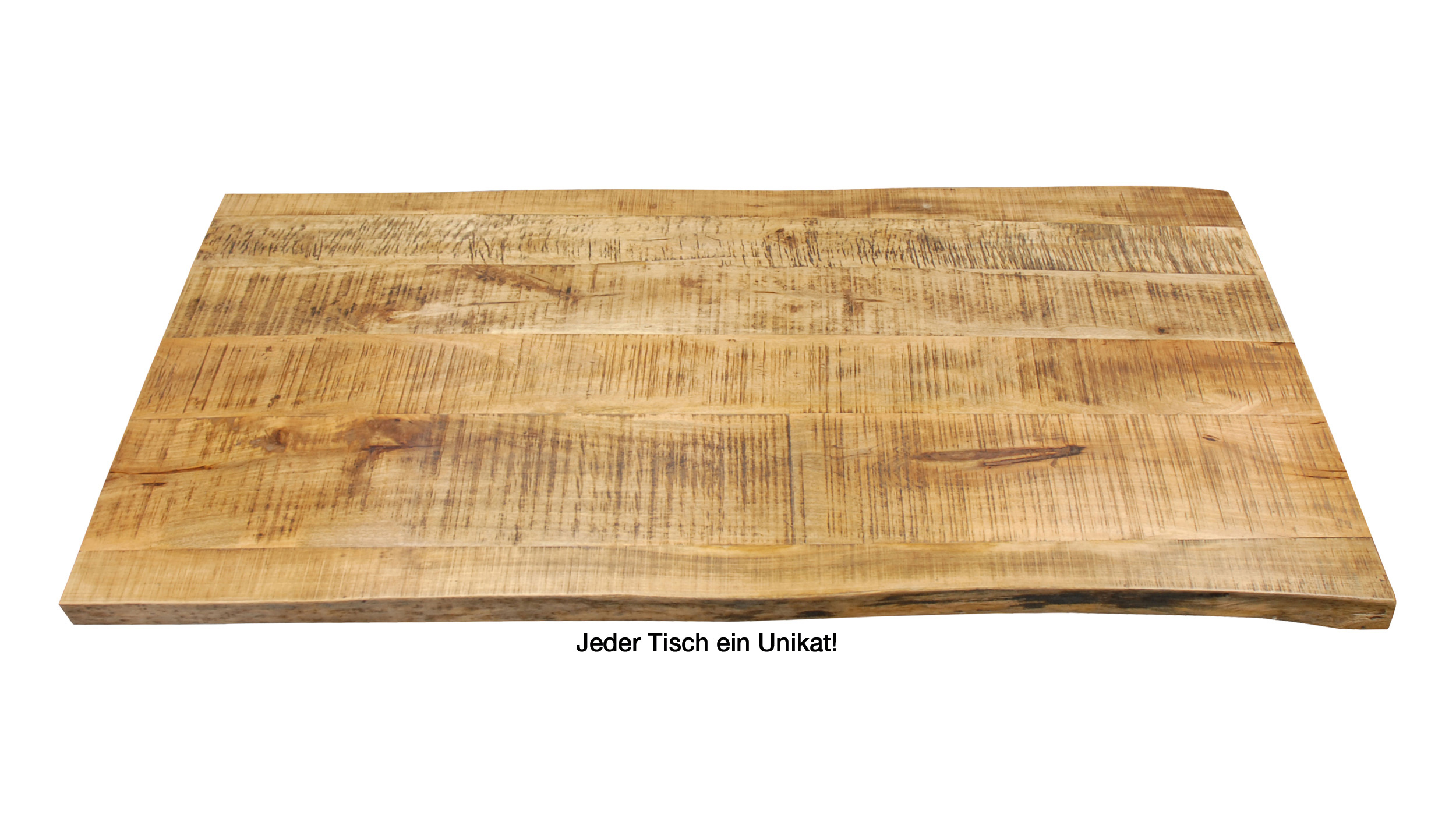 Esstisch Baumkantentisch massiv 200 cm Mango lackiert - TIM