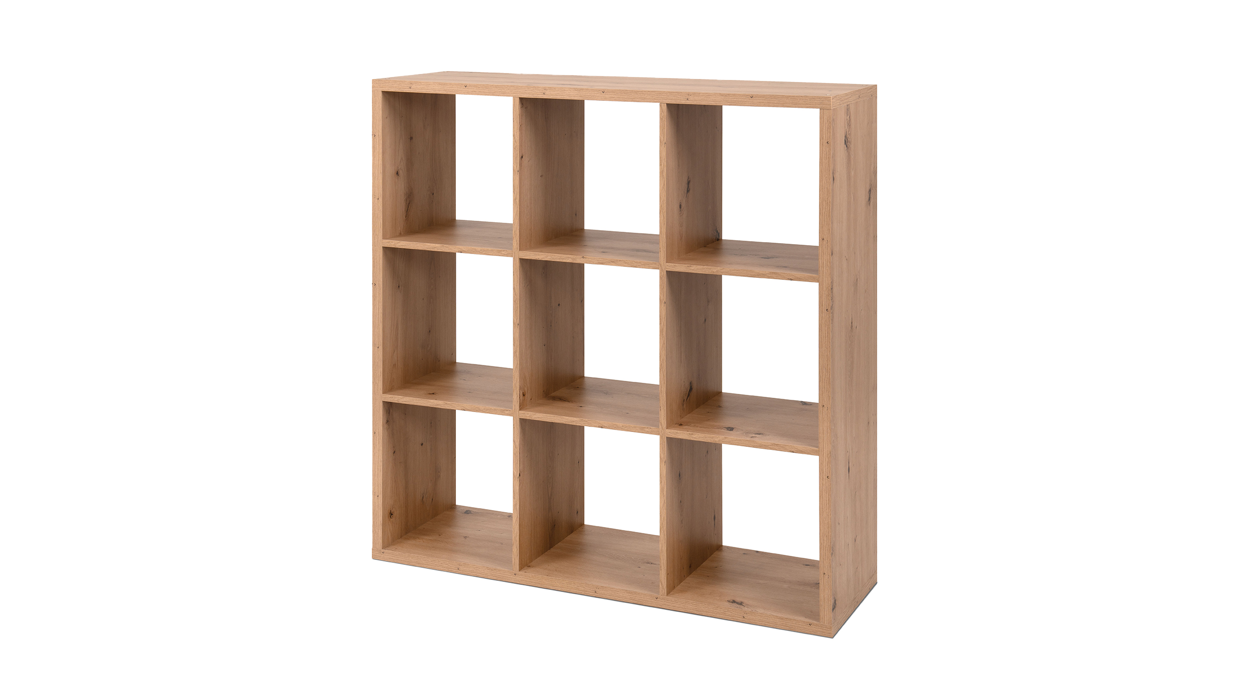 Standregal Artisan Eiche 107 x 107 cm - 9 Fächer - MAX  Standregal Artisan Eiche 107 x 107 cm - 9 Fächer - MAX