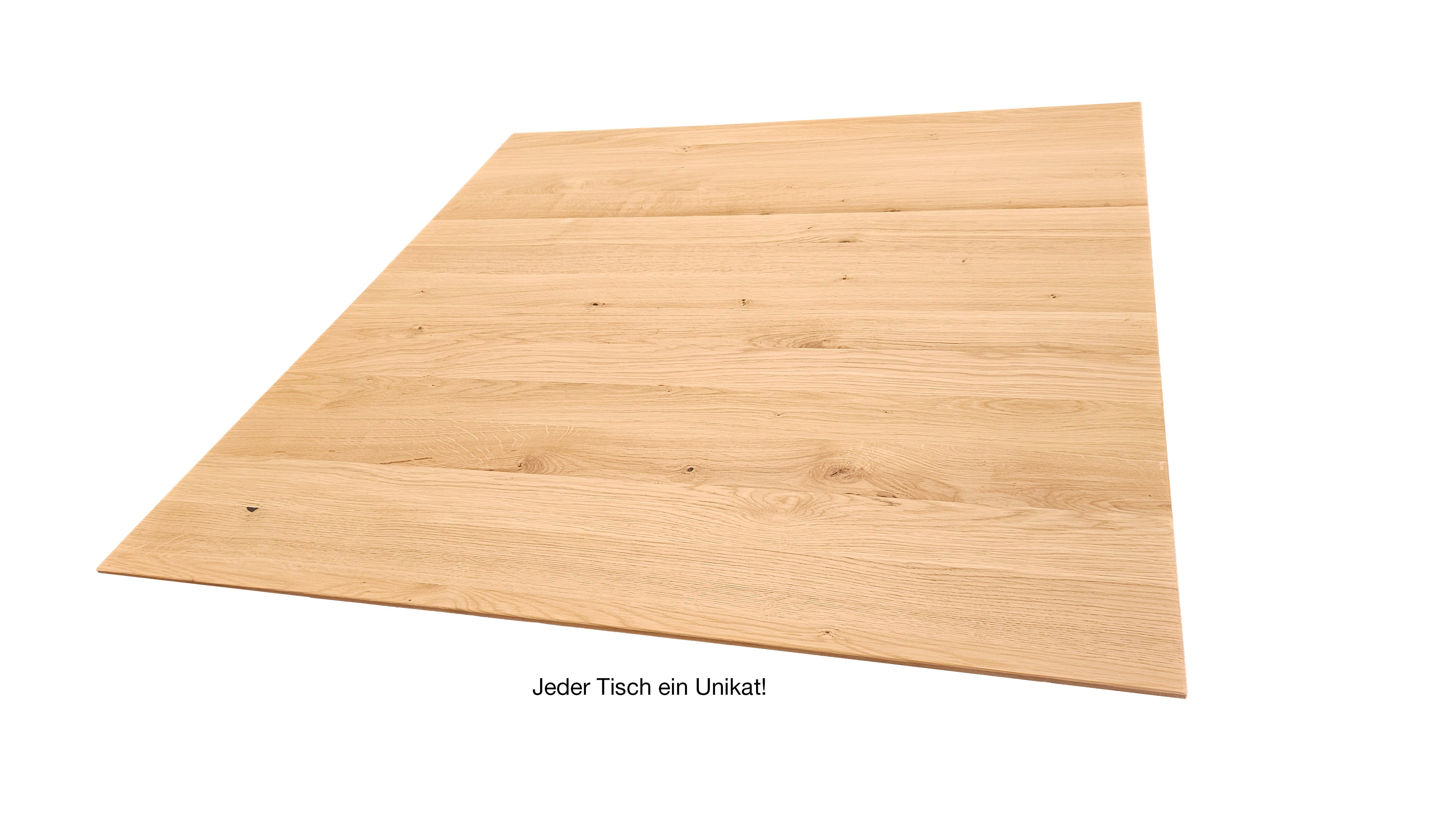 Esstisch Massivholztisch Eiche geölt 100 x 100 cm - TORIN