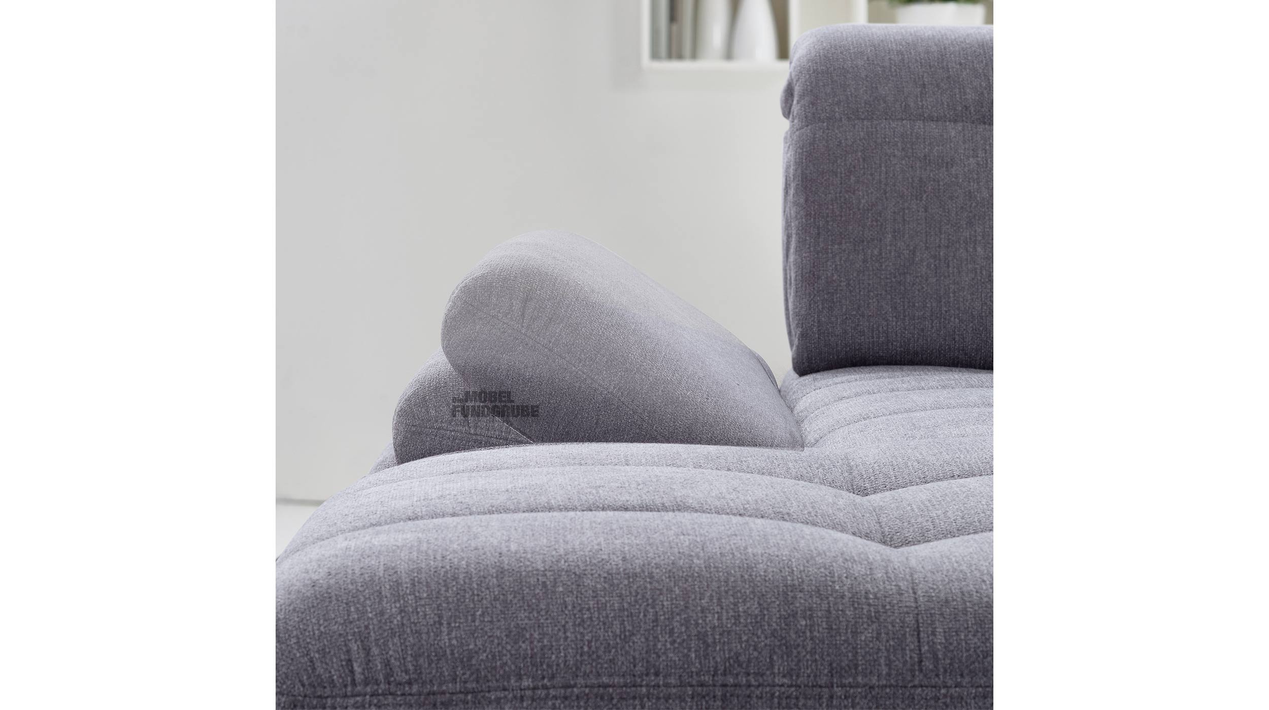 Wohnlandschaft Sofaprogramm grau - Premium Version - SANTA FE