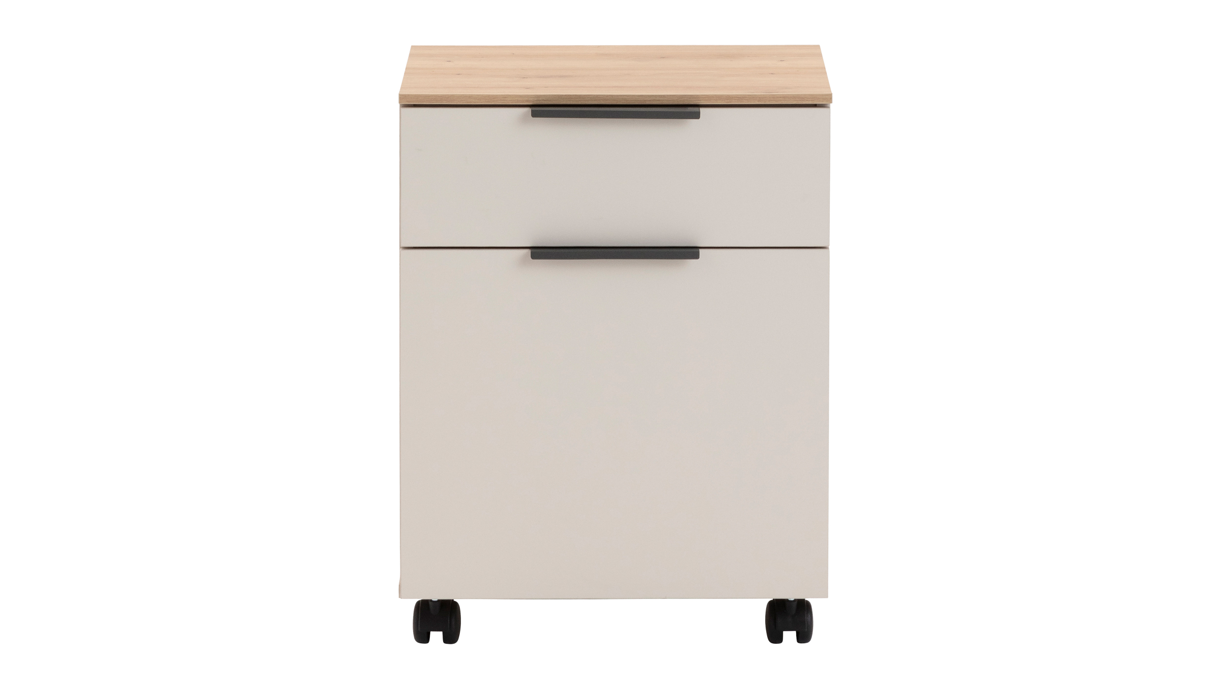 Rollcontainer beige Artisan Eiche 49 x 62 cm - SYNOS