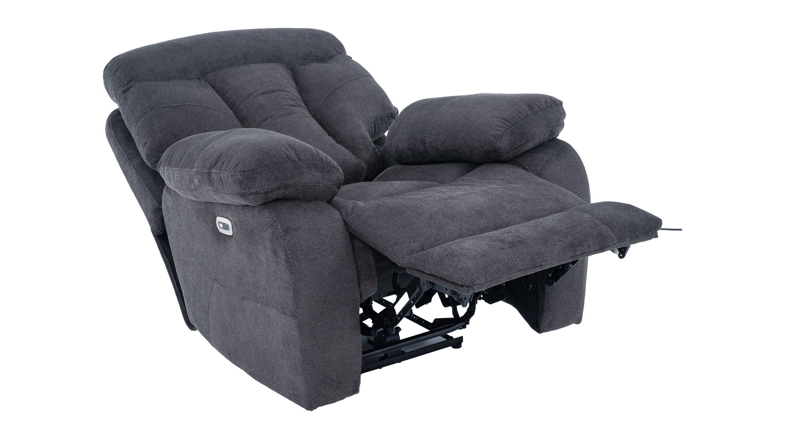 Fernsehsessel anthrazit Microfaser - Relaxfunktion - NEVADA
