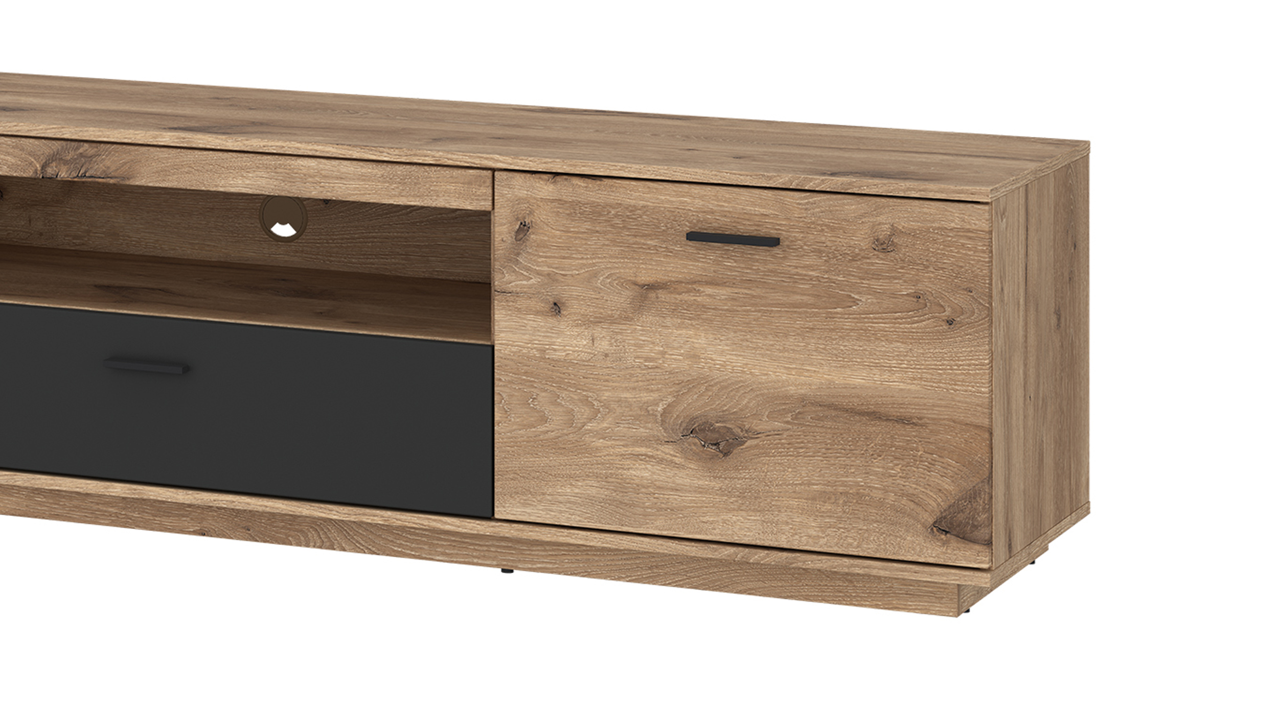 TV - Lowboard Viking Eiche 210 cm TV-Board - PARDOO