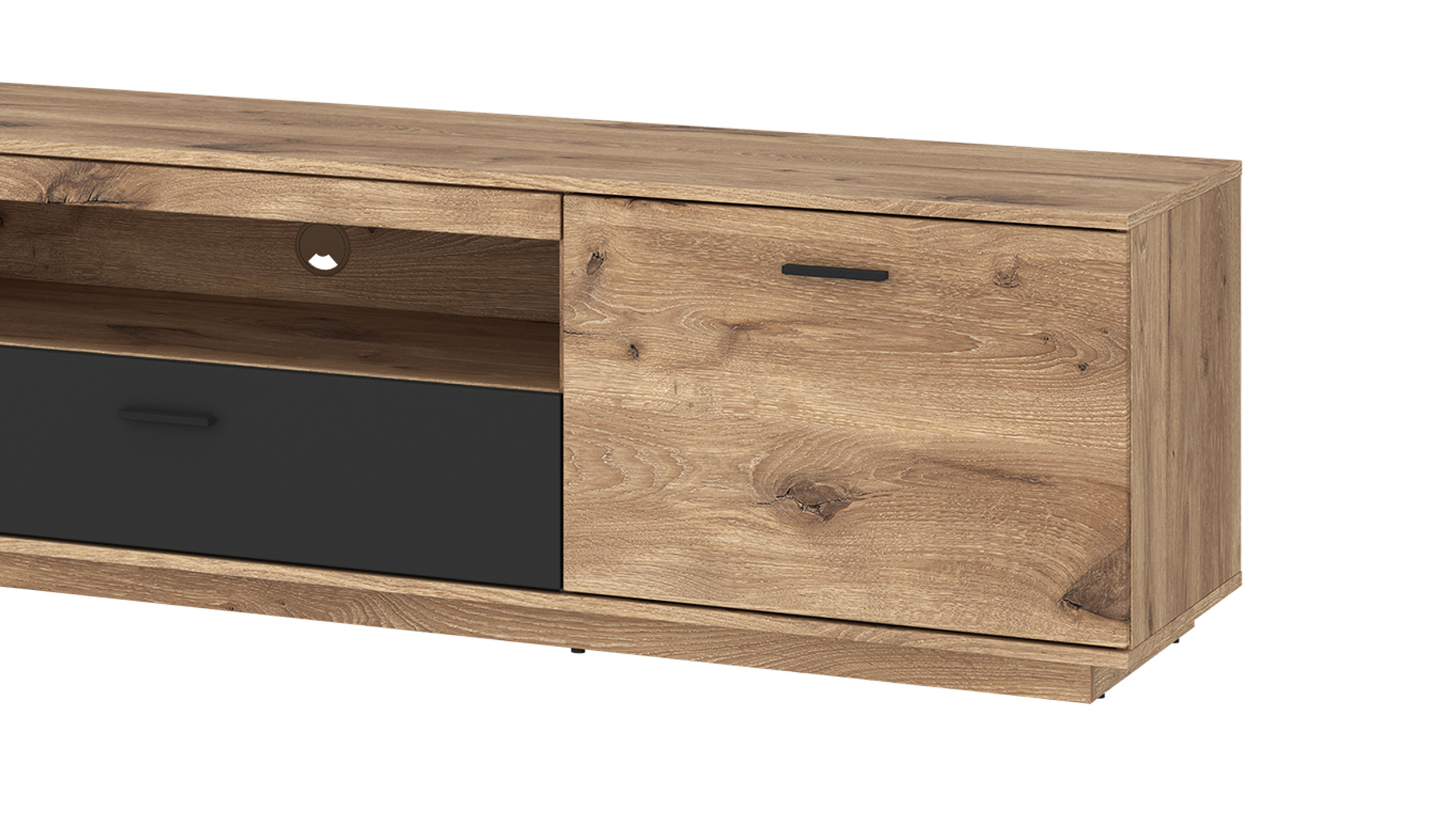 TV - Lowboard Viking Eiche 210 cm TV-Board - PARDOO