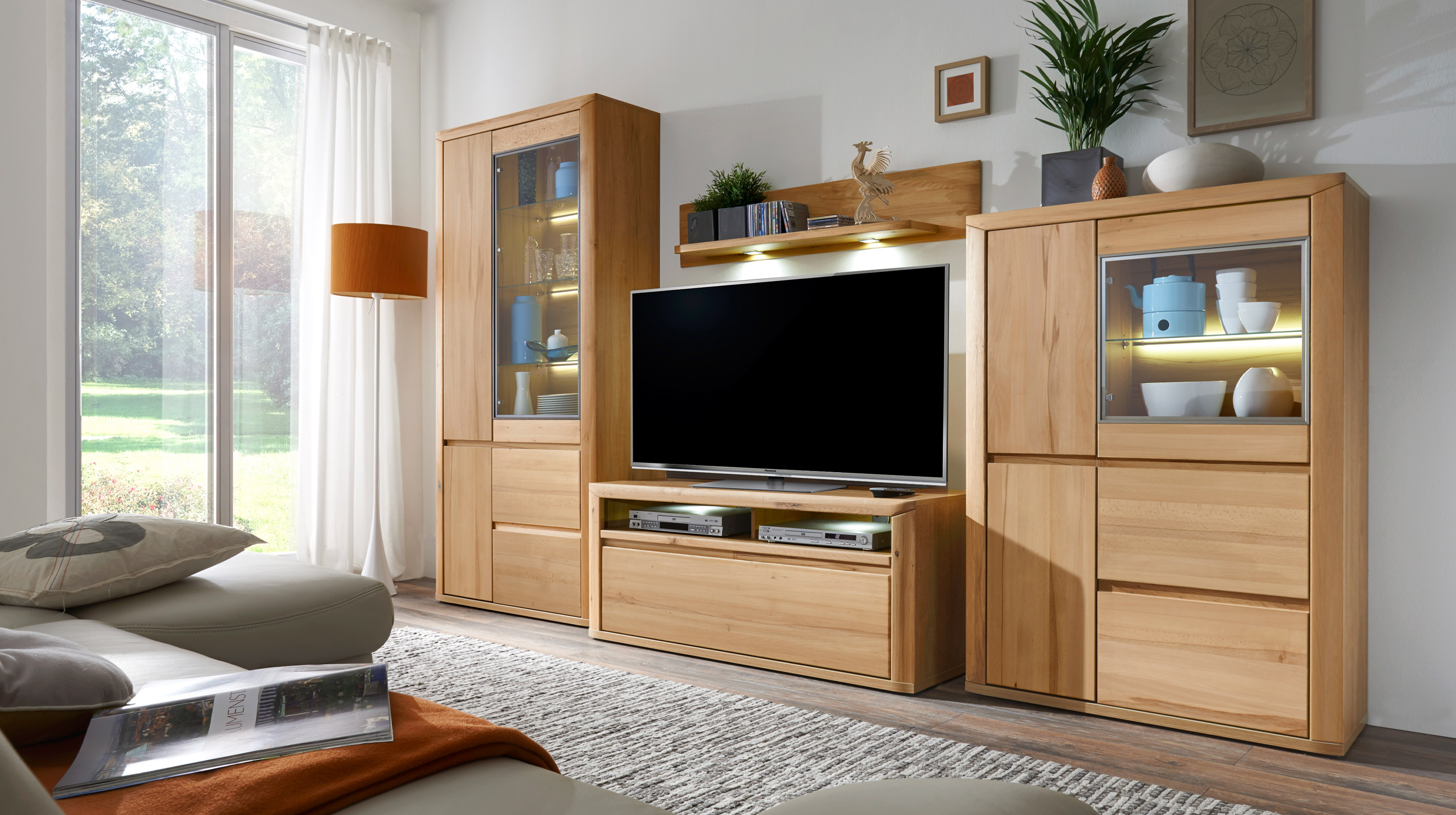 LED Bodenbeleuchtung Highboard - 1er Set - KORSIKA