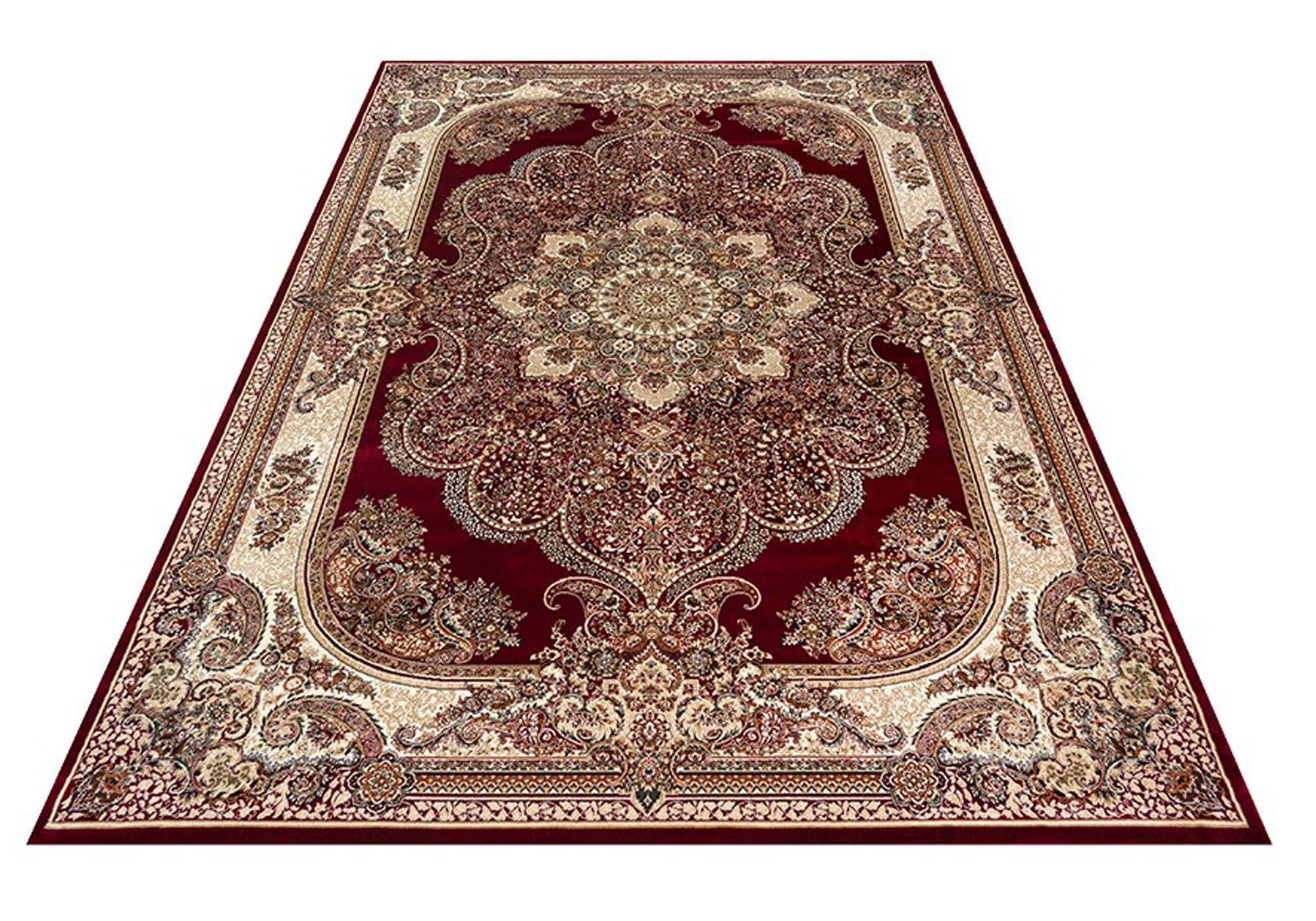 Festival Teppich 80 x 150 cm Oriental Look - rot - Höhe 7,5 mm - Oriental 315