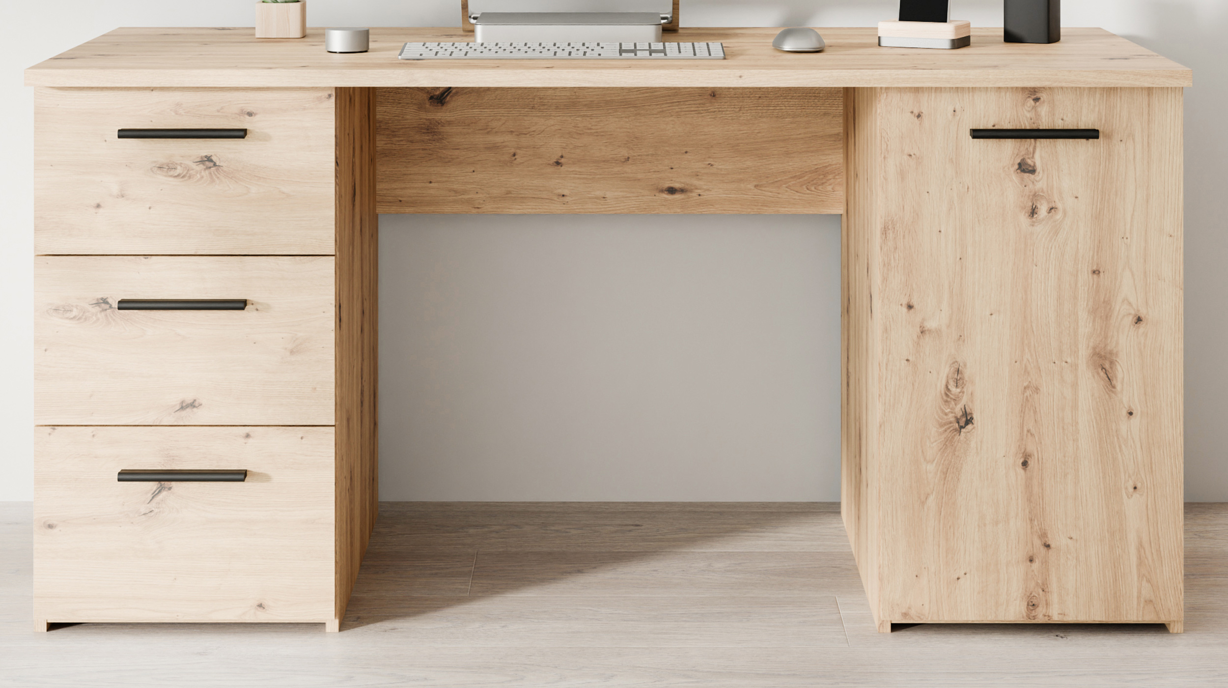 Computerschreibtisch Artisan Eiche - 138 cm - NET