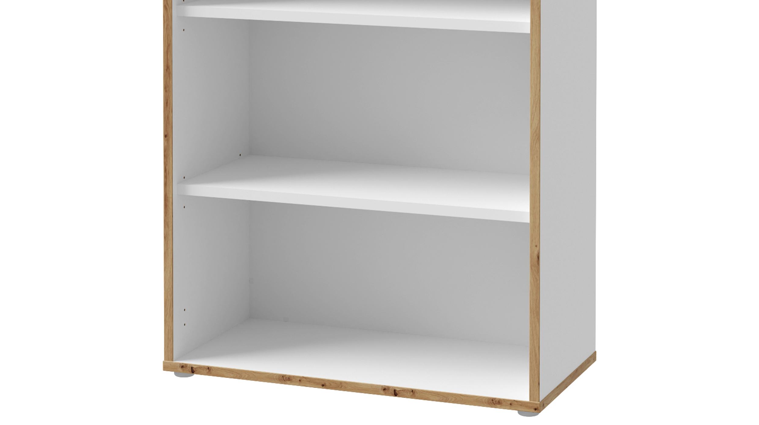 Bücherregal weiß - Artisan Eiche 85 x 182 cm - KEFLAVIK