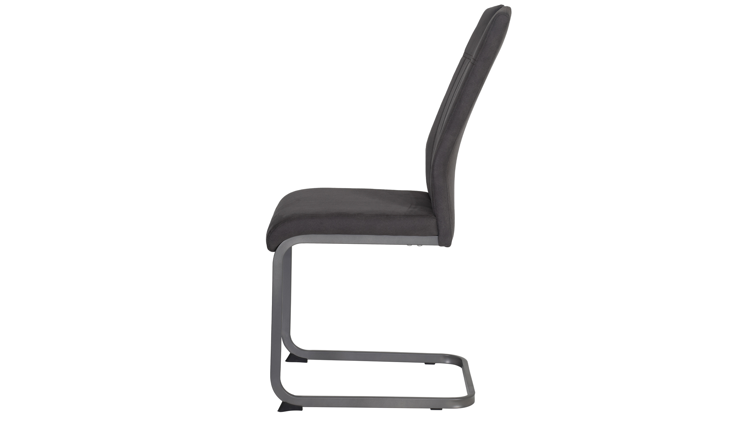 Schwingstuhl anthrazit mit Microfaserbezug - CHRISTINA