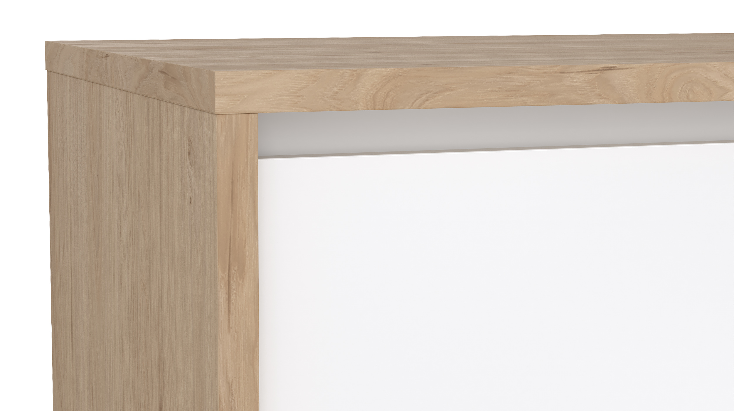 Kommode weiß hochglanz - Jackson Hickory 80 cm x 48 cm - NEXT