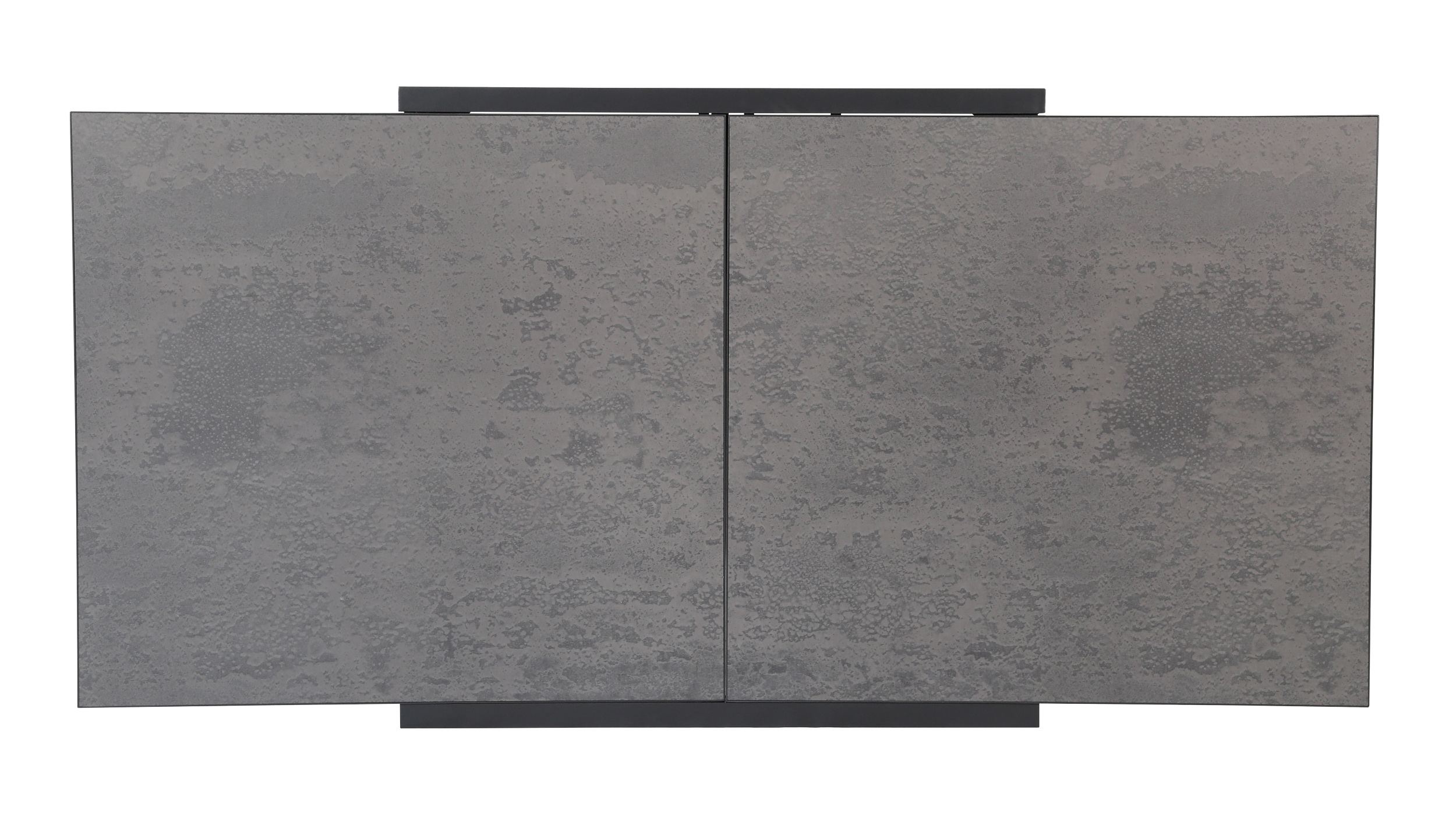 Gartentisch anthrazit Aluminiumgestell - Ausziehfunktion - MALI