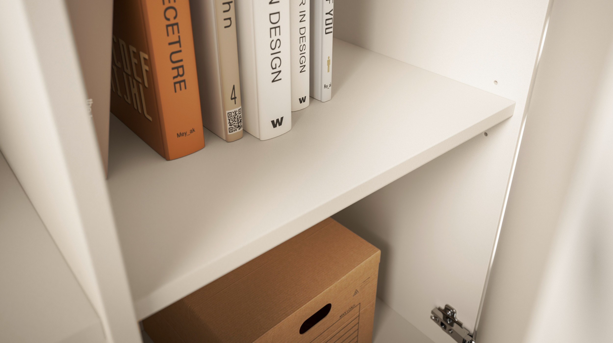 Kommode mit 4 Schubladen beige 135 x 40 cm - LINZ