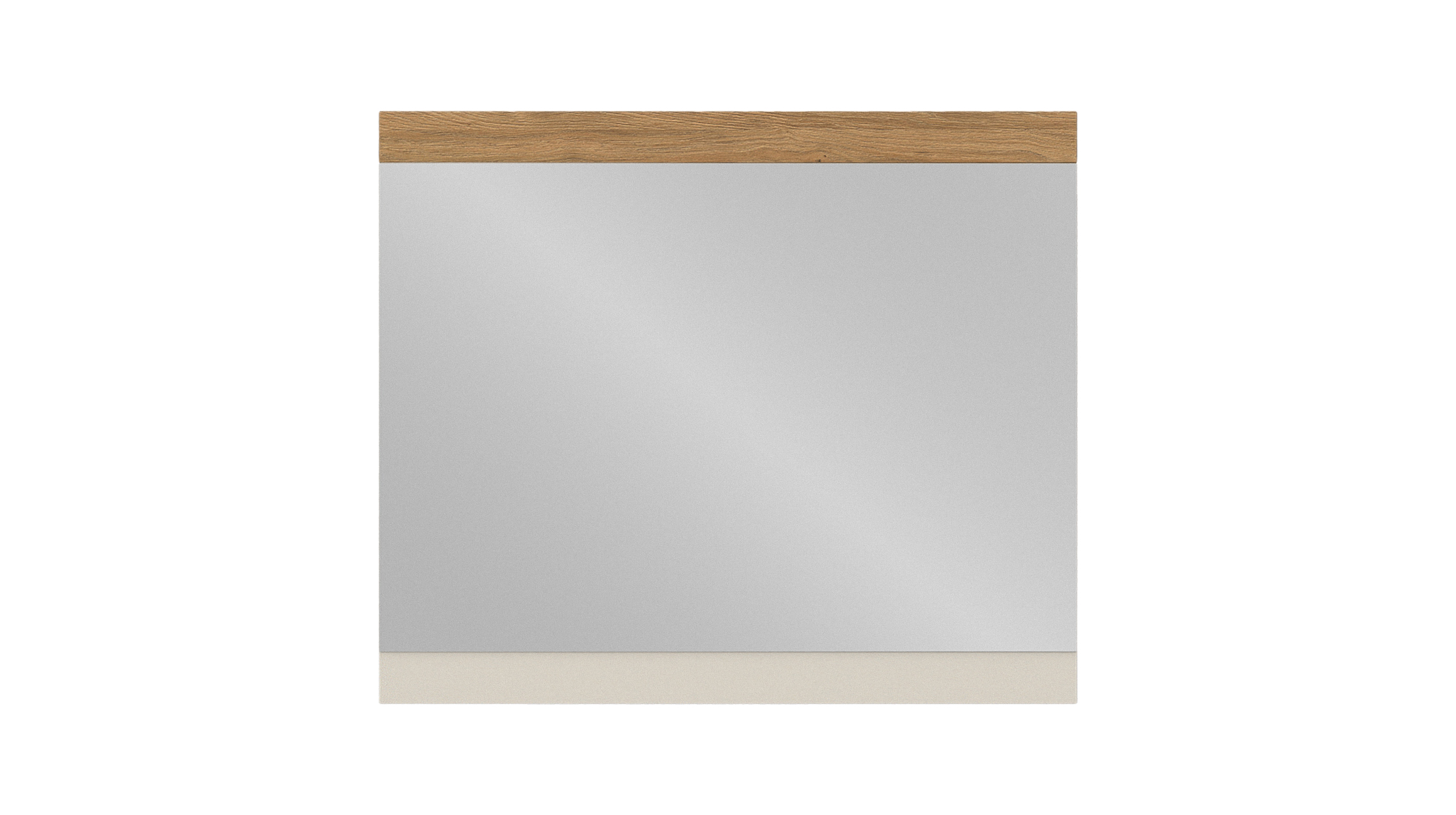 Wandspiegel beige Stone Eiche 95 x 62 cm - NAXXAR 