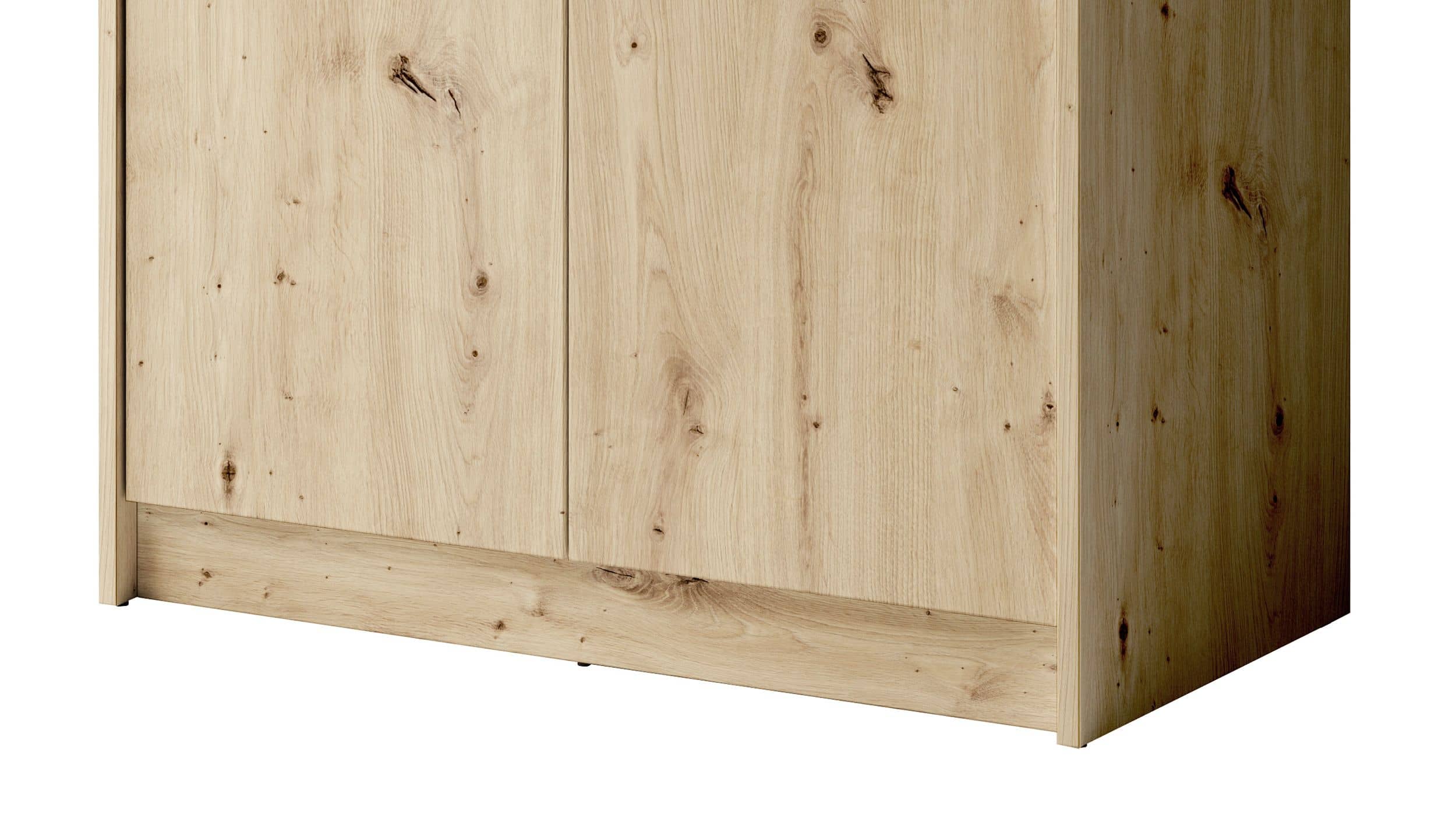 Kommode Artisan Eiche 74 x 50 cm - 2-türig - NELLY