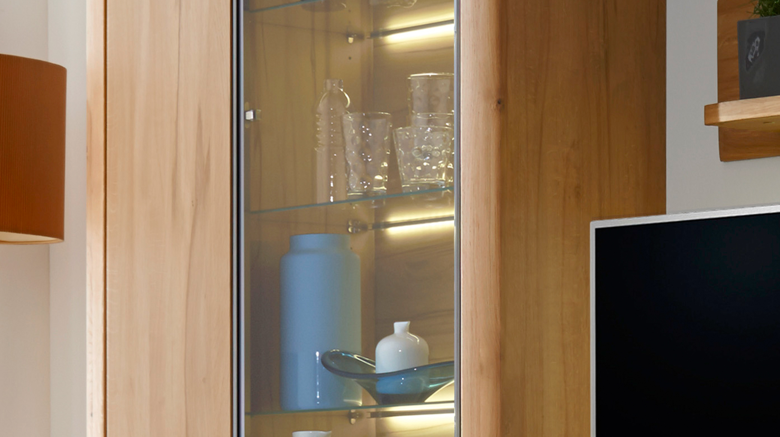 LED Bodenbeleuchtung Vitrine - 3er Set - KORSIKA