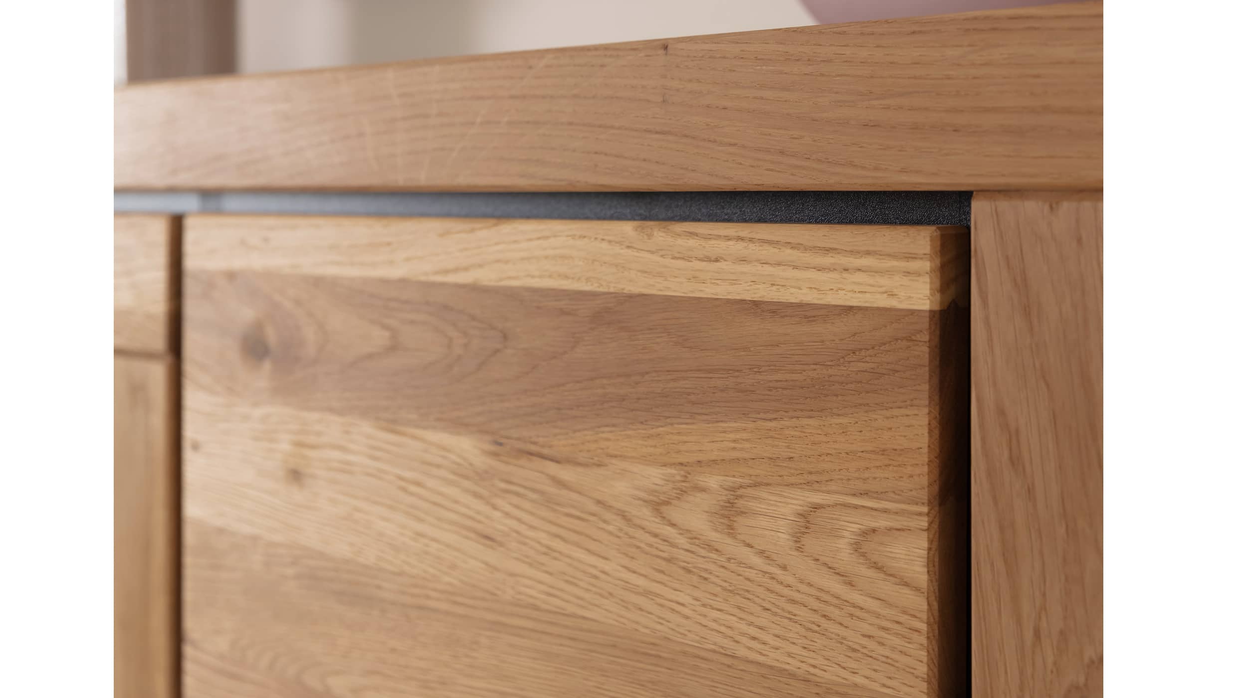 Highboard Wildeiche teilmassiv geölt 153 cm - GRENO