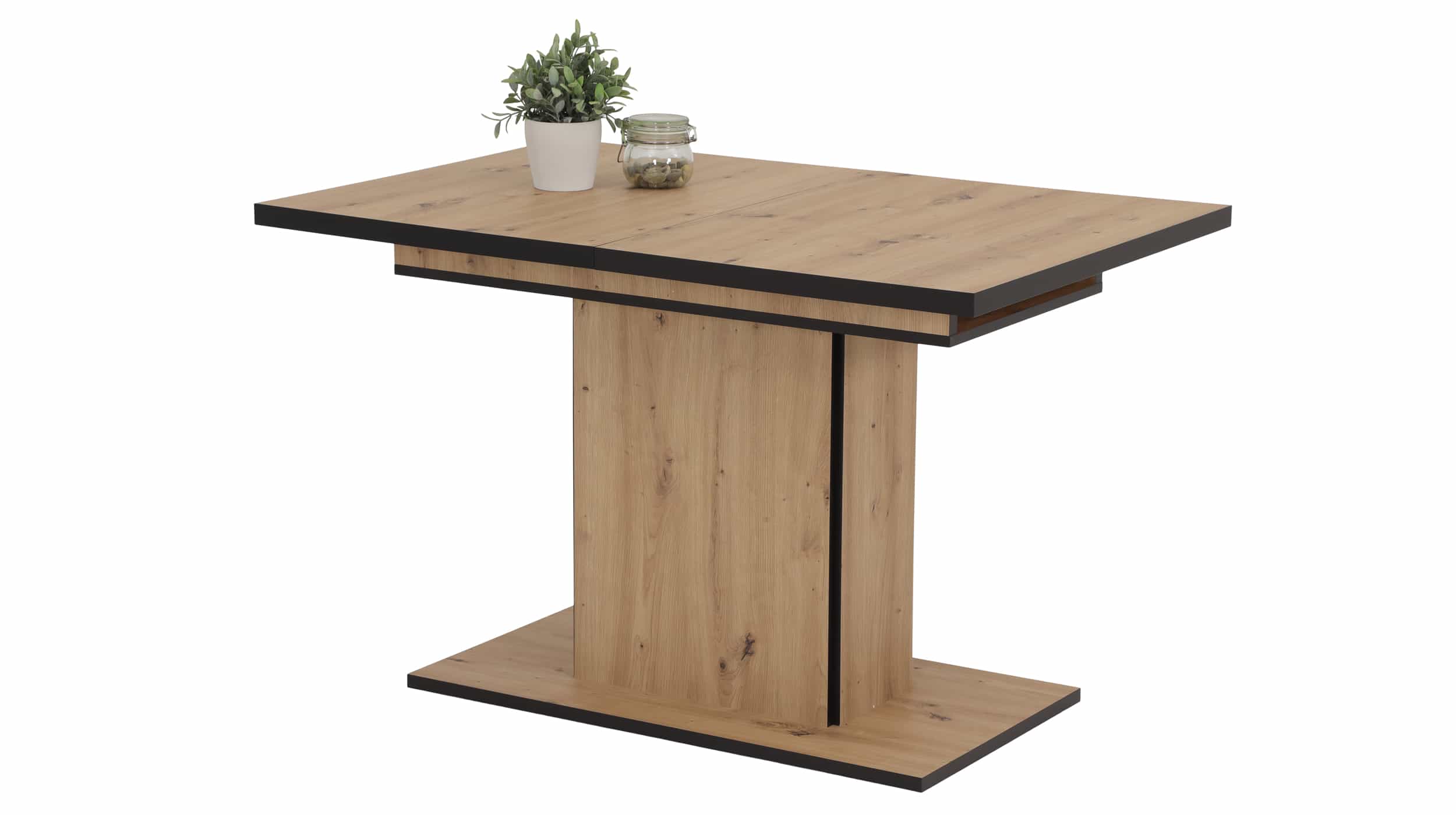 Esstisch 120 - 160 cm ausziehbar Artisan Eiche - ARIANA