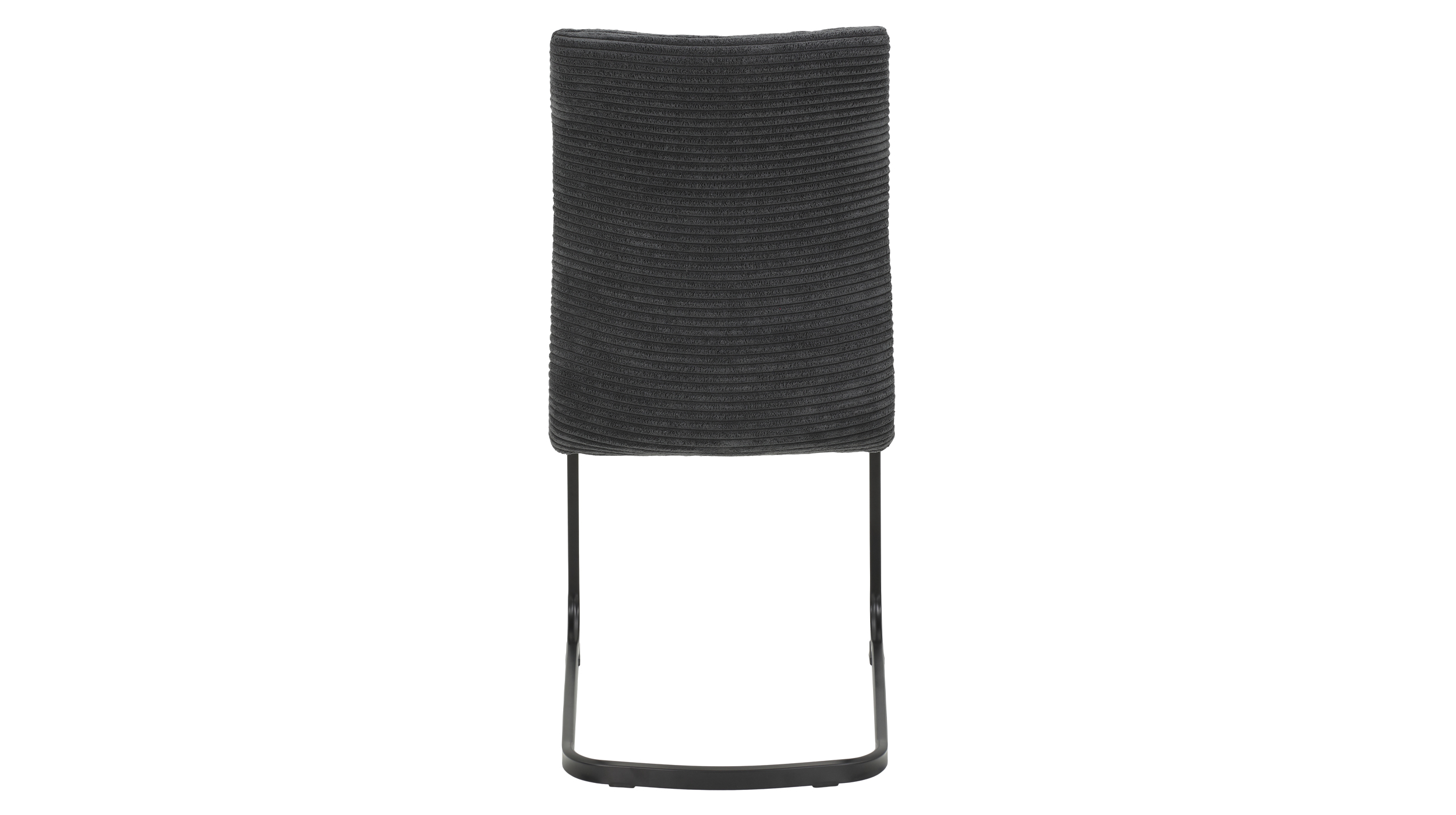 Schwingstuhl anthrazit Cordbezug - FABIA
