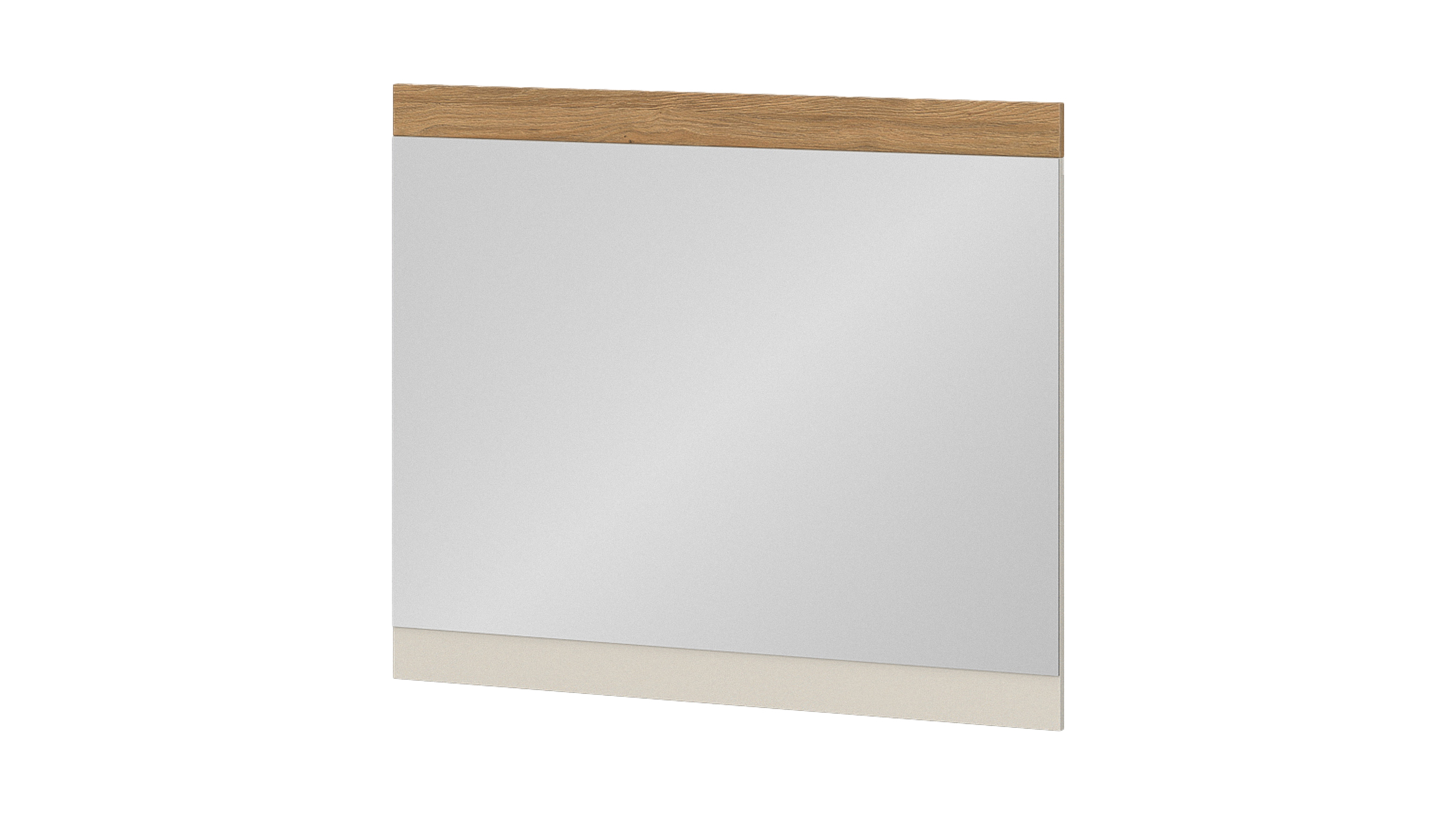 Wandspiegel beige Stone Eiche 95 x 62 cm - NAXXAR 