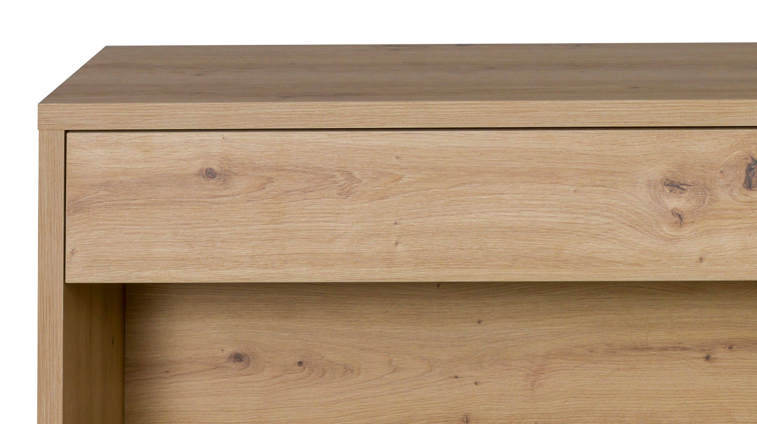 Schminktisch mit Schublade Artisan Eiche 100 cm - ESPRESSO