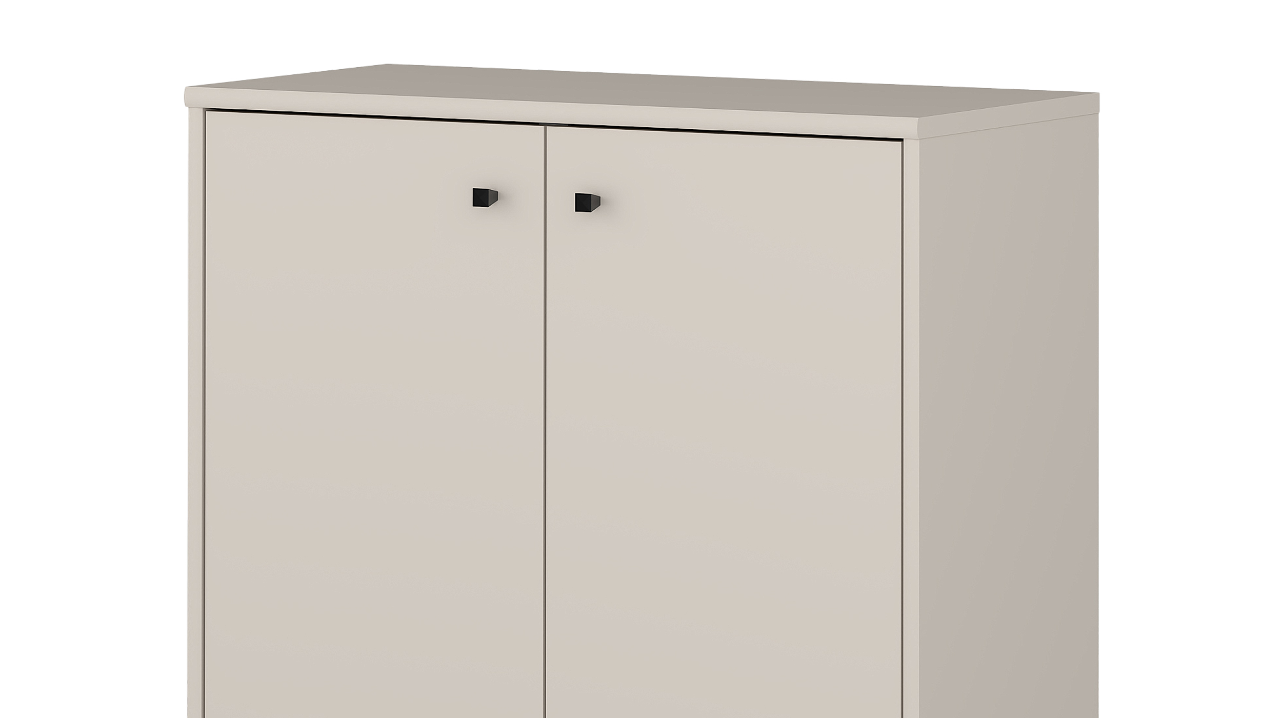 Kommode beige 86 cm - 2-türig - TEMPRA